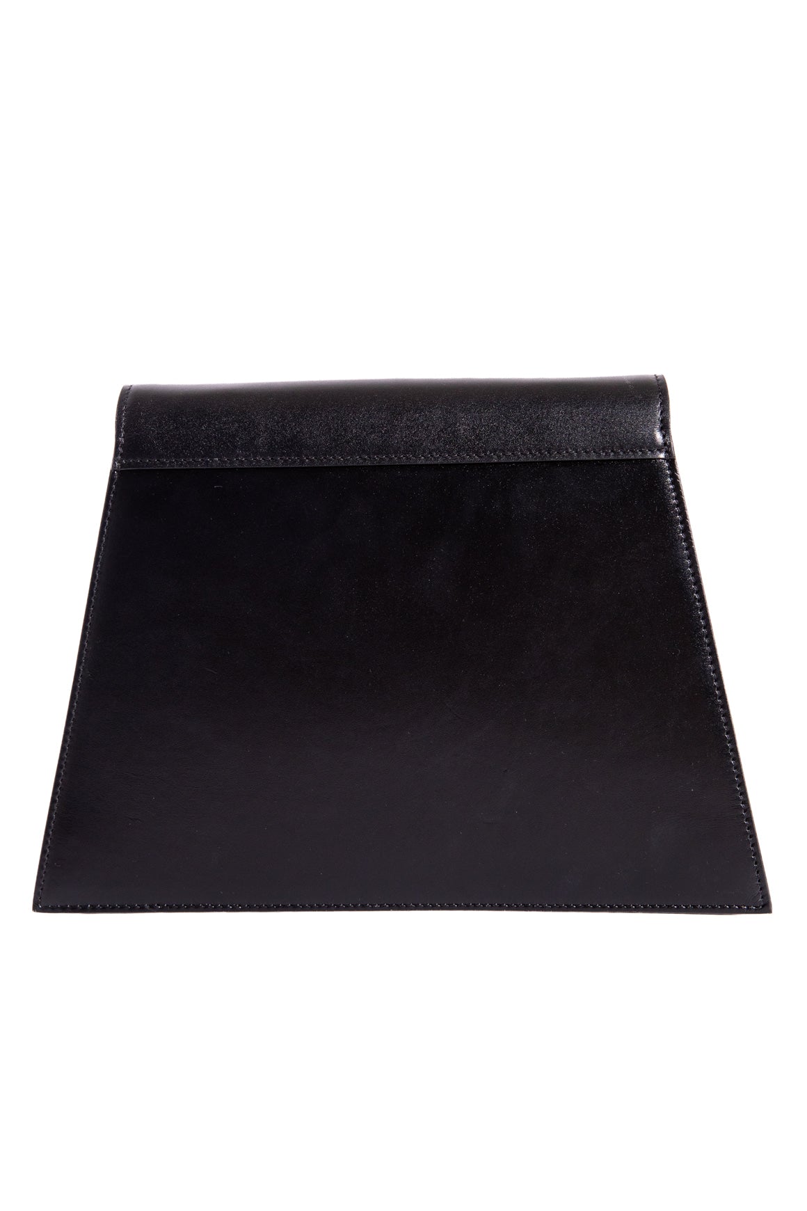 CELINE Black Leather "Edwidge" Shoulder Bag