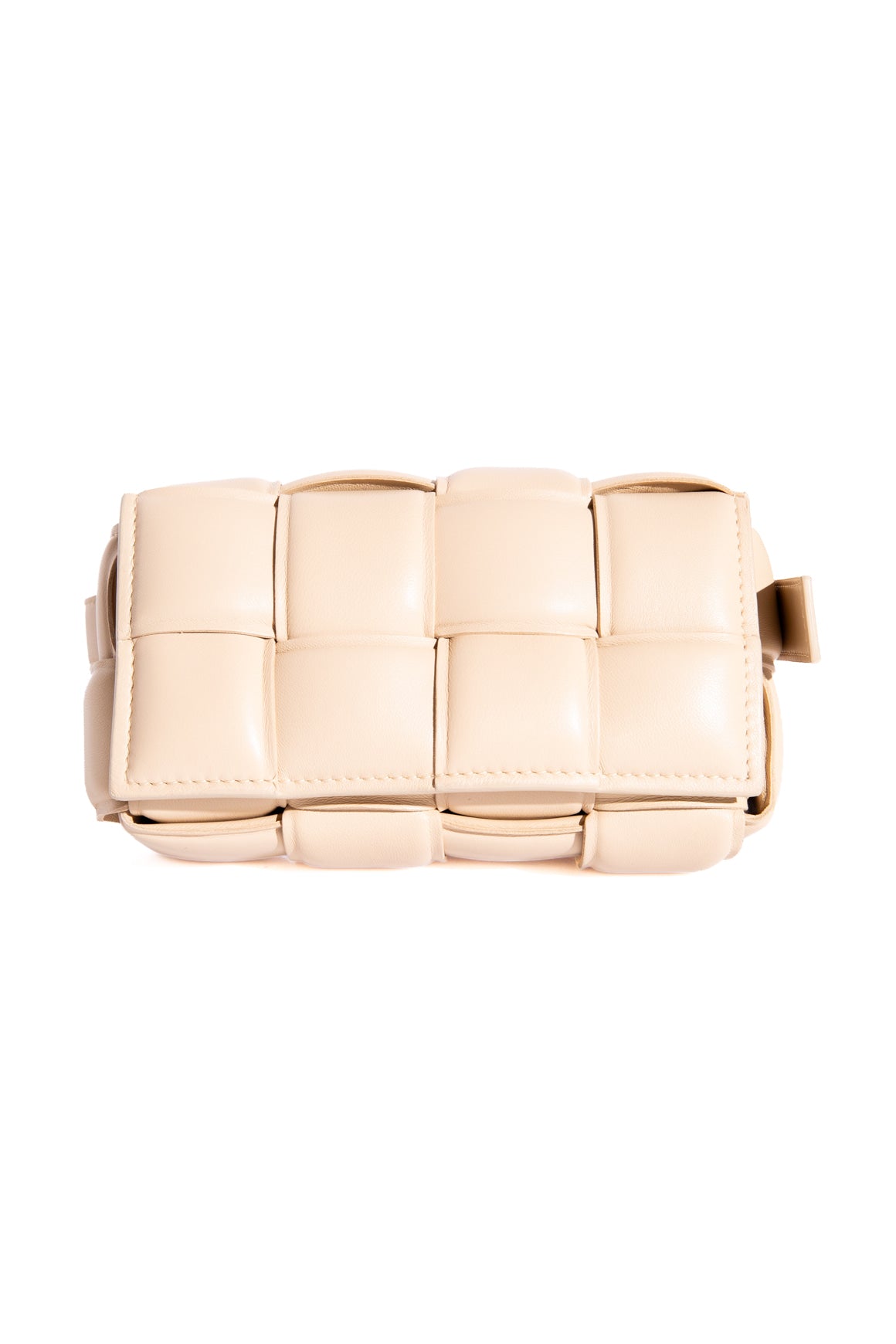 BOTTEGA VENETA Beige Mini Casette Belt Bag