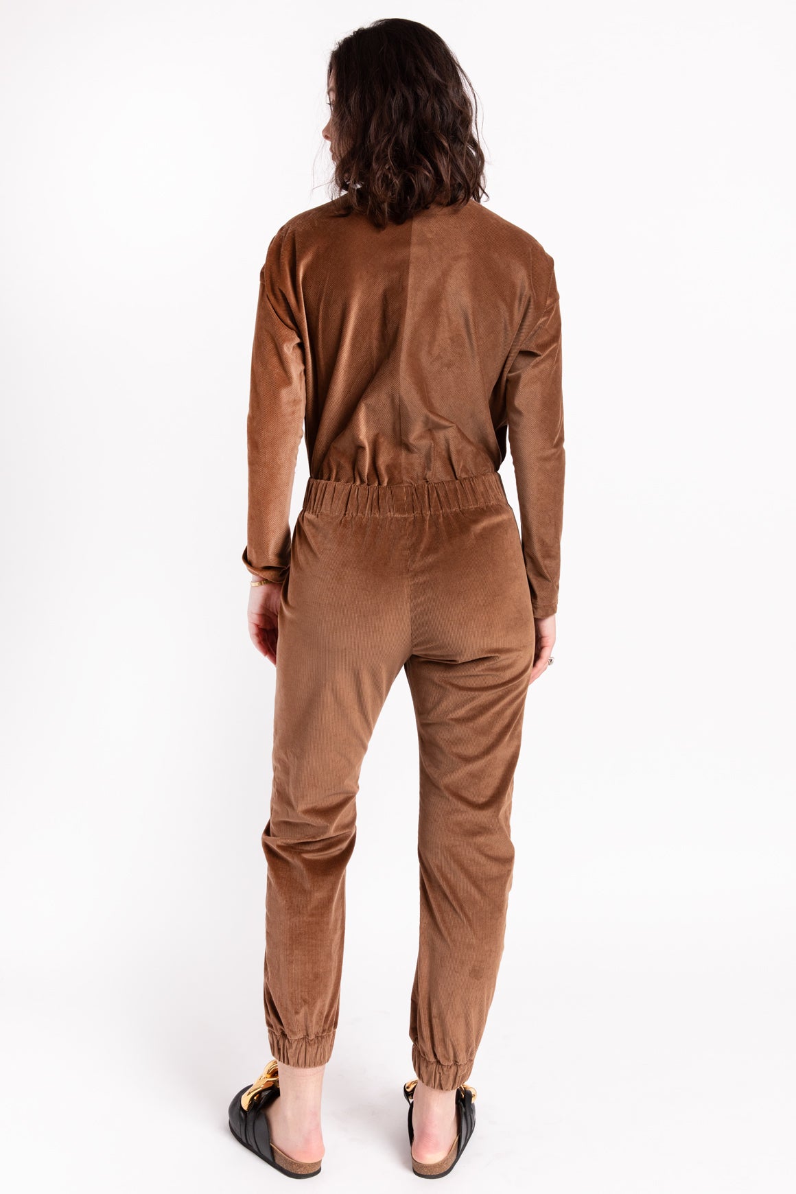 ZERO MARIA CORNEJO Brown Corduroy "Manu" Jumpsuit