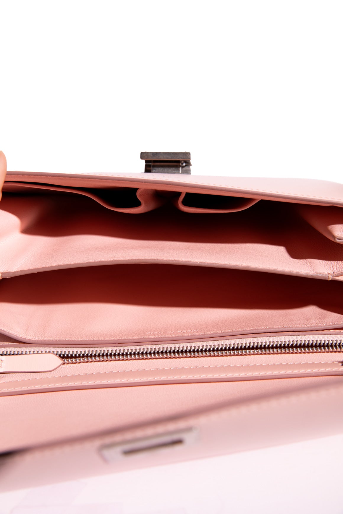 CELINE Pink Classic Box Flap Bag
