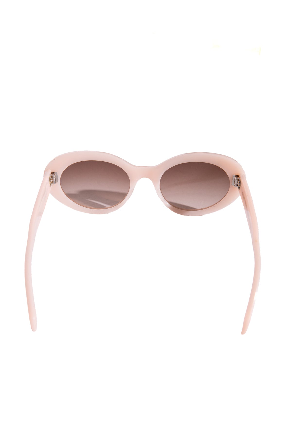 CELINE Light Pink Round Cat Eye Sunglasses