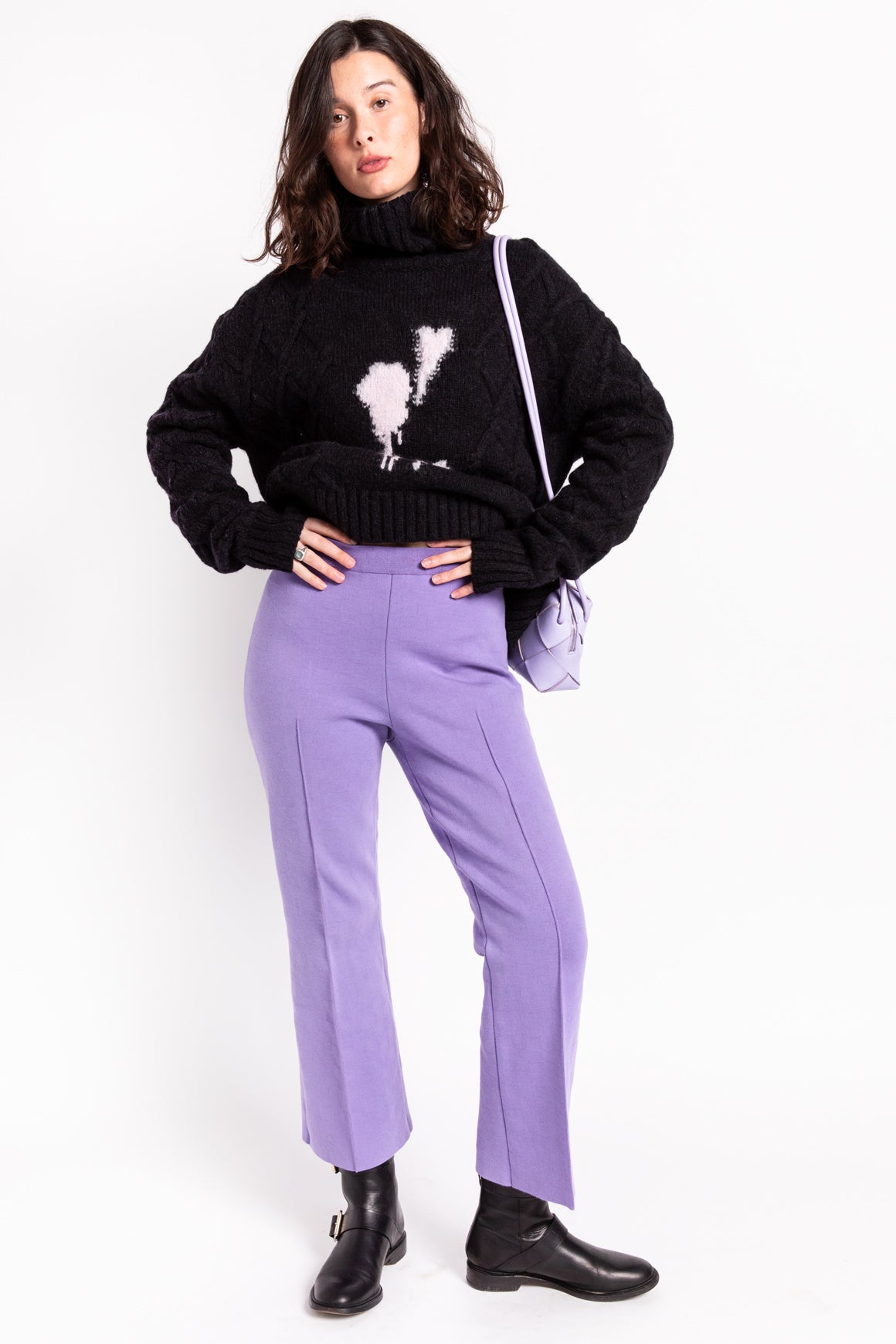 HIGH SPORT Purple Kick Pant