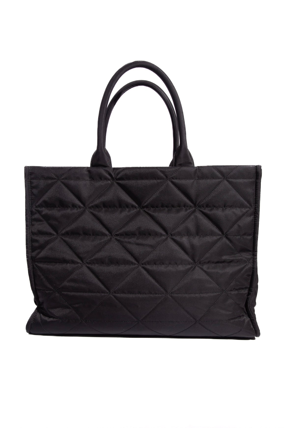 PRADA Black Padded Re-Nylon Tote