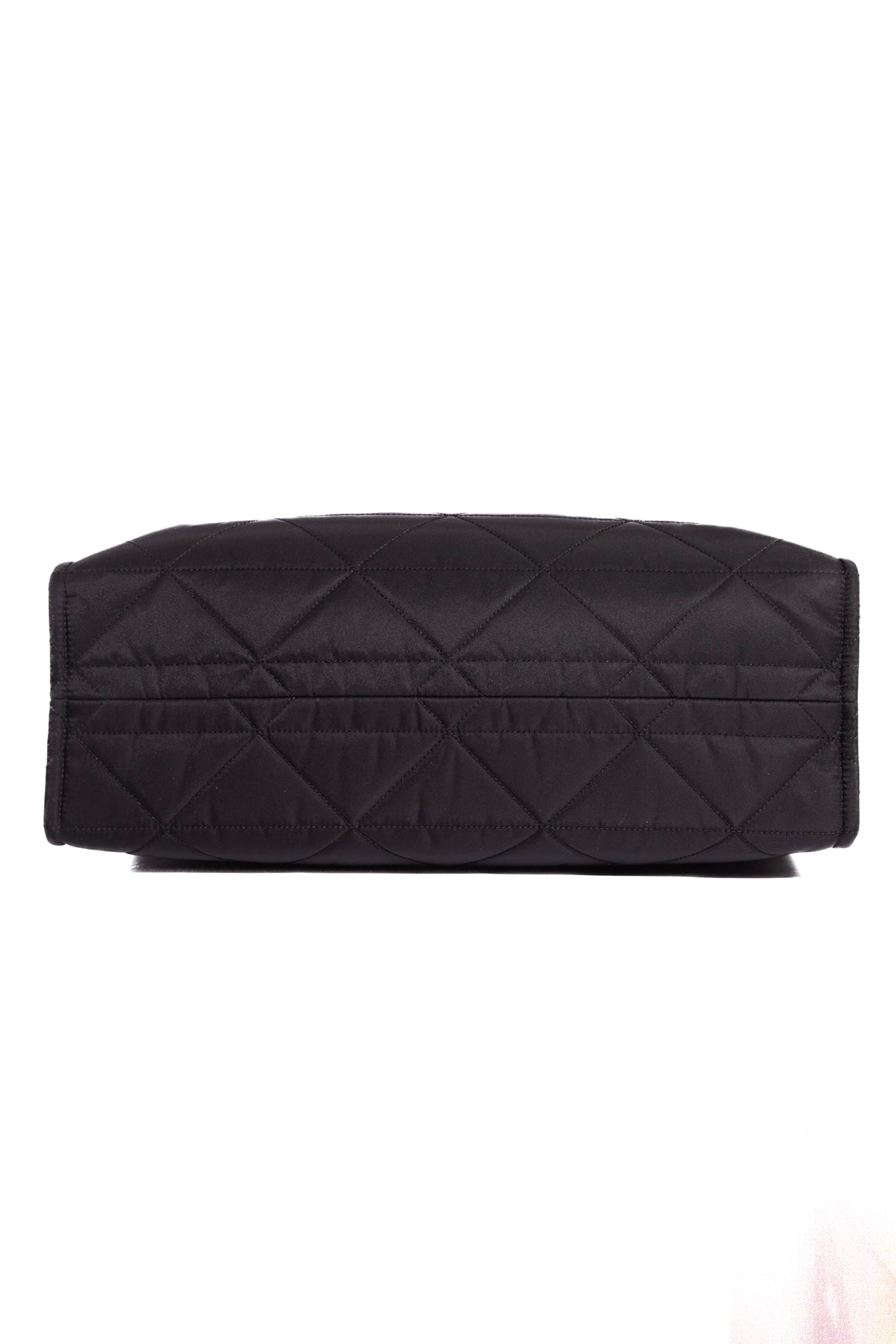 PRADA Black Padded Re-Nylon Tote
