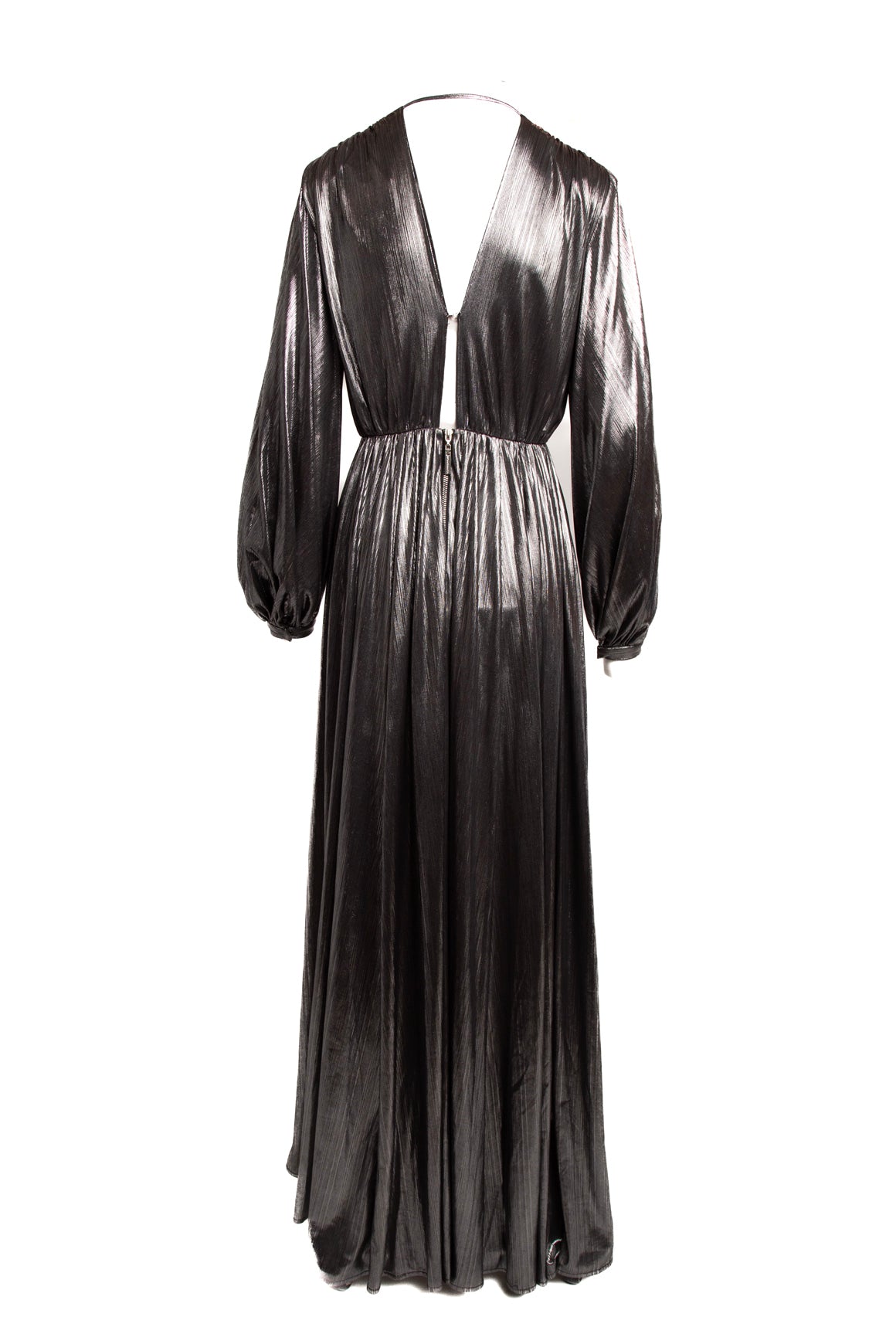 fitted lace wedding dress Embellished Side Split Maxi Dress in Black - 8 / Regular main image 0