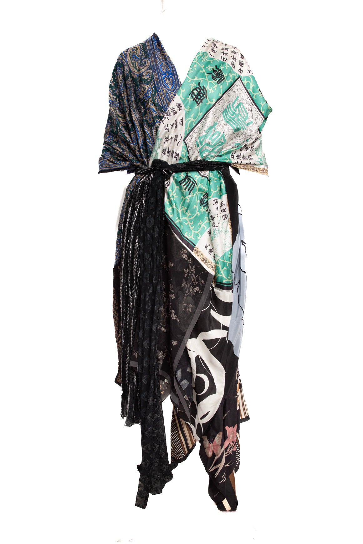 JOYS OF ANOTHER TIME Silk Patchwork Kimono (Sz.OS)