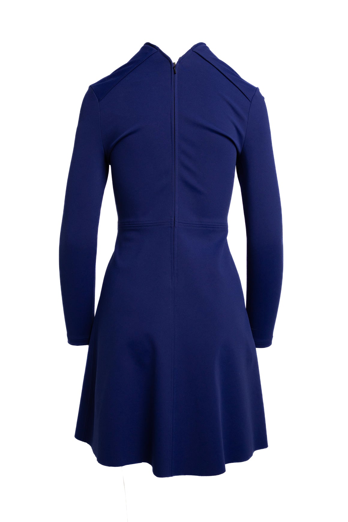 BALENCIAGA Blue Crystal Zipper Mini Dress (Sz.38/6)
