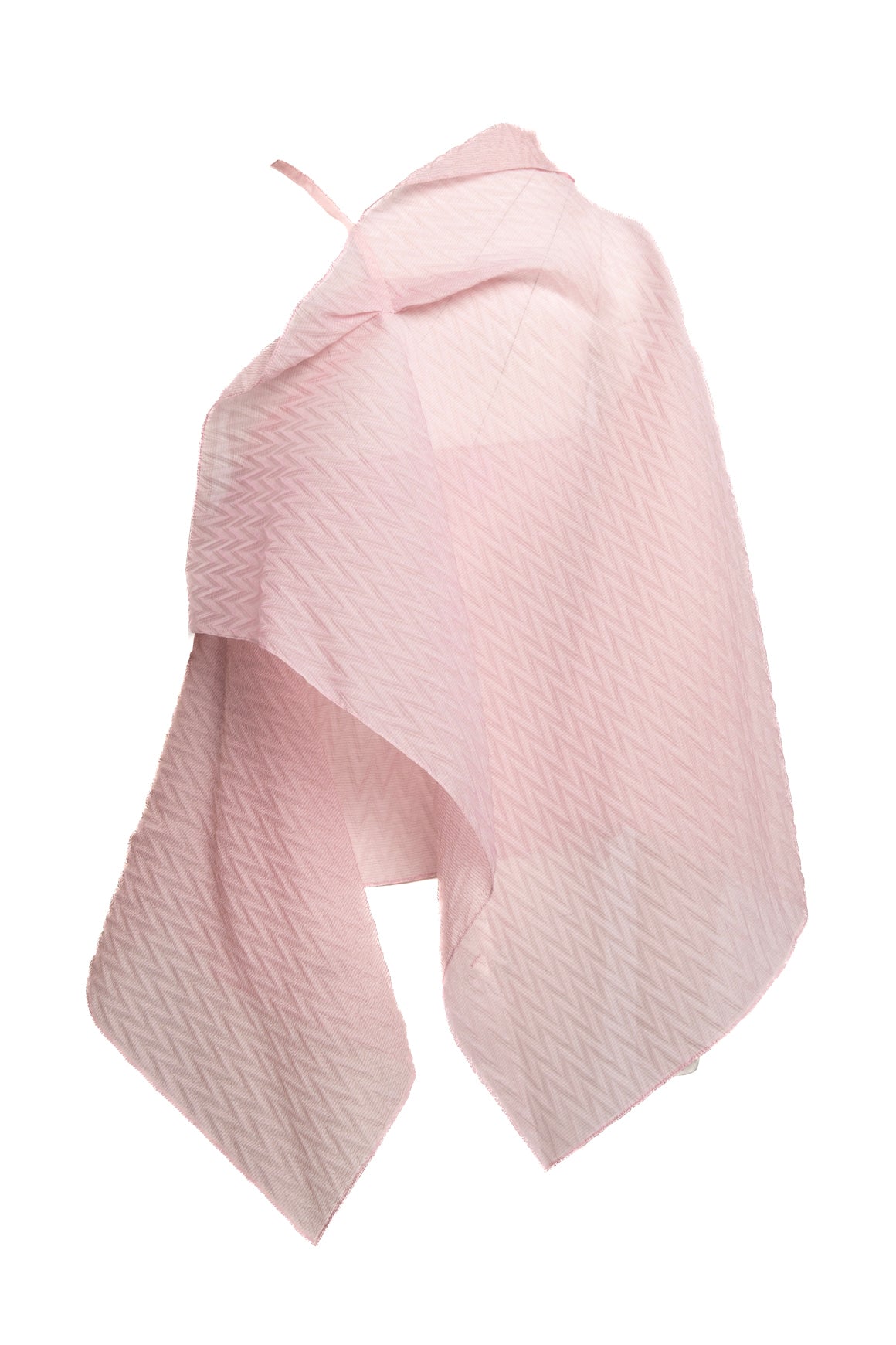 ROLAND MOURET Rose Organza Layered Blouse (Sz. 8)