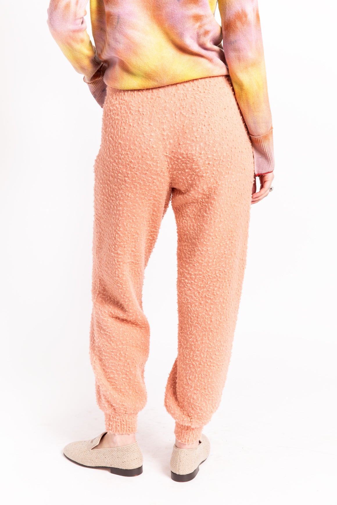 CHANEL Pink Knit Sweatpants