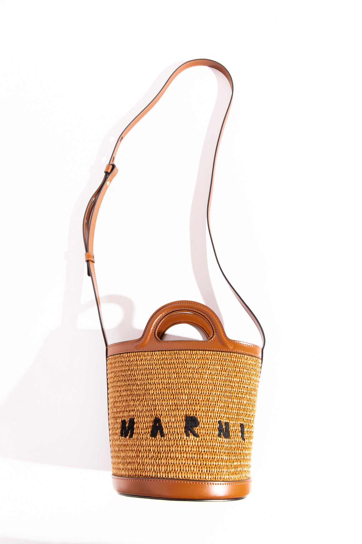 MARNI Tan Leather 'Topicalia' Bag