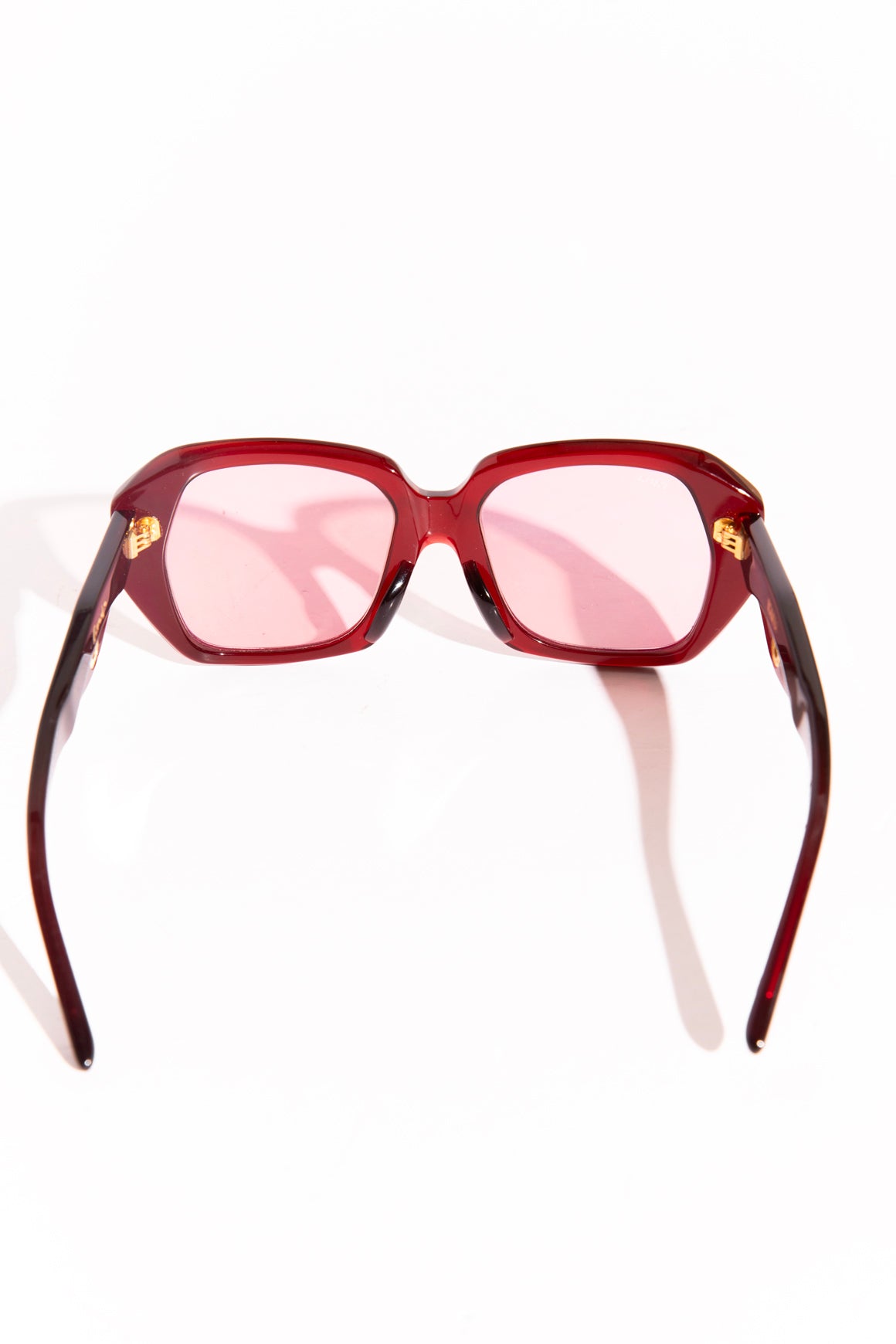 VADA Cicada Red Tinted Oversized Sunglasses