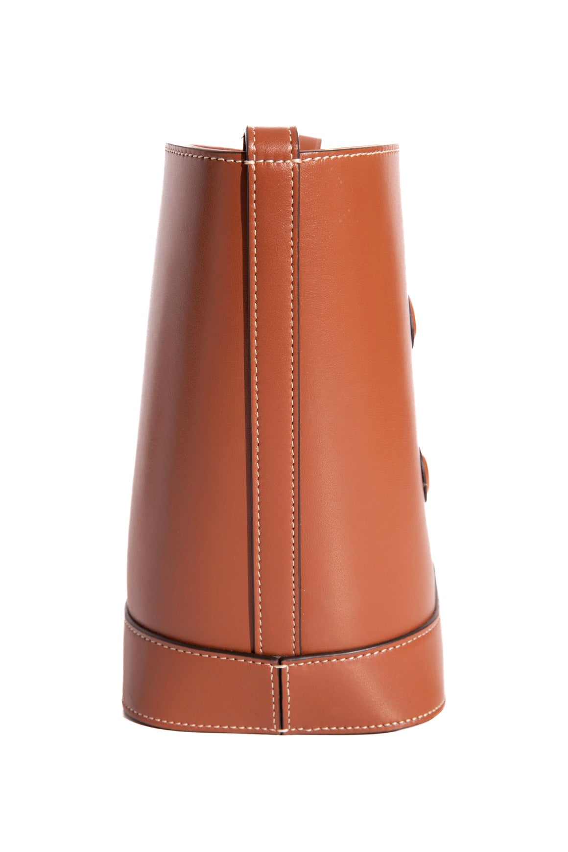 CELINE Tan Small Cuir Triomphe Bucket Tote