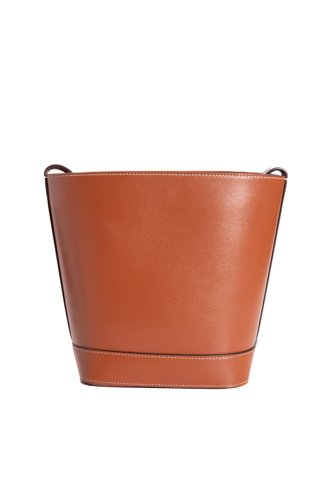 CELINE Tan Small Cuir Triomphe Bucket Tote