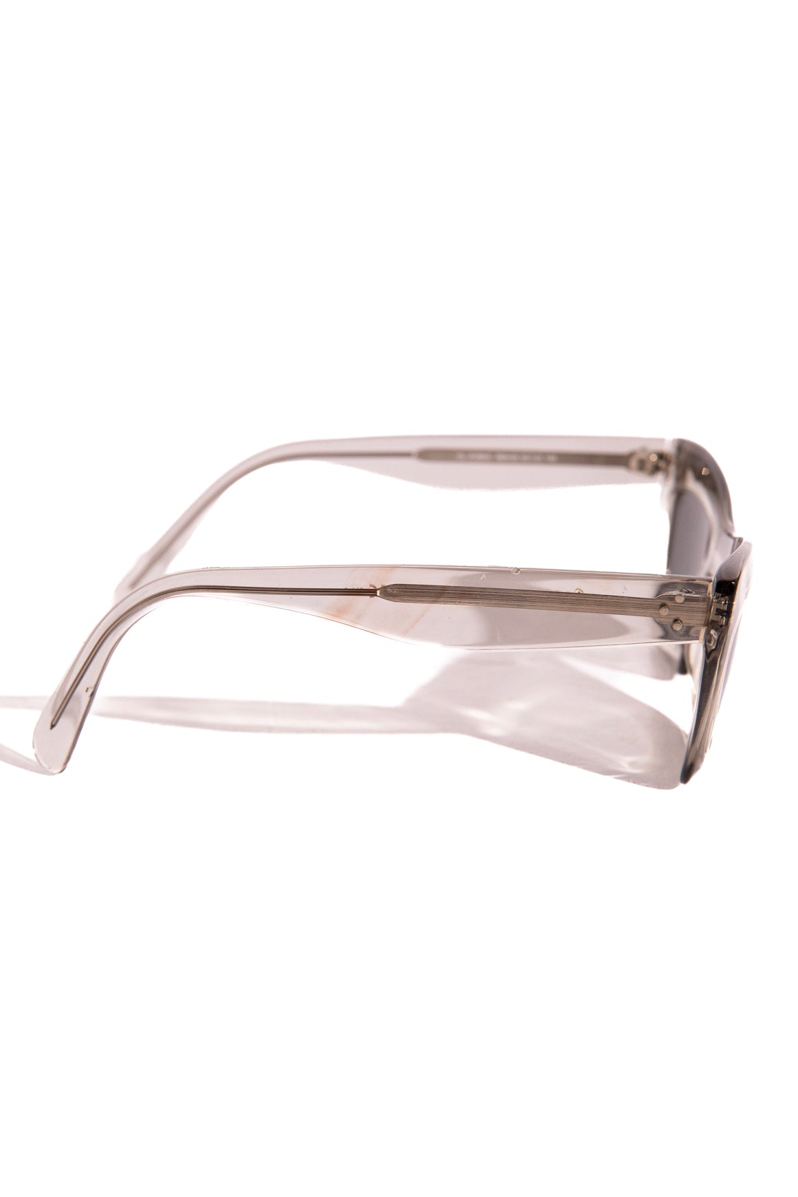 CELINE Grey Acrylic Cat Eye Sunglasses