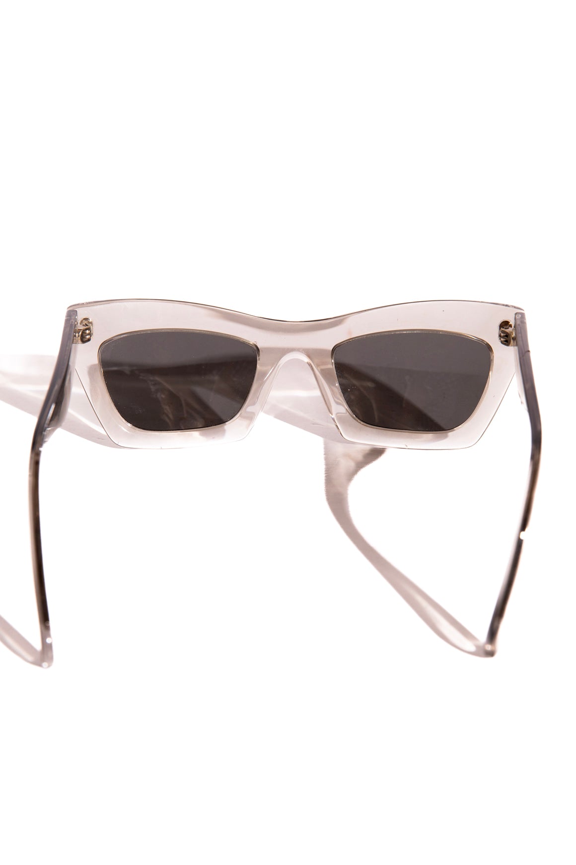 CELINE Grey Acrylic Cat Eye Sunglasses