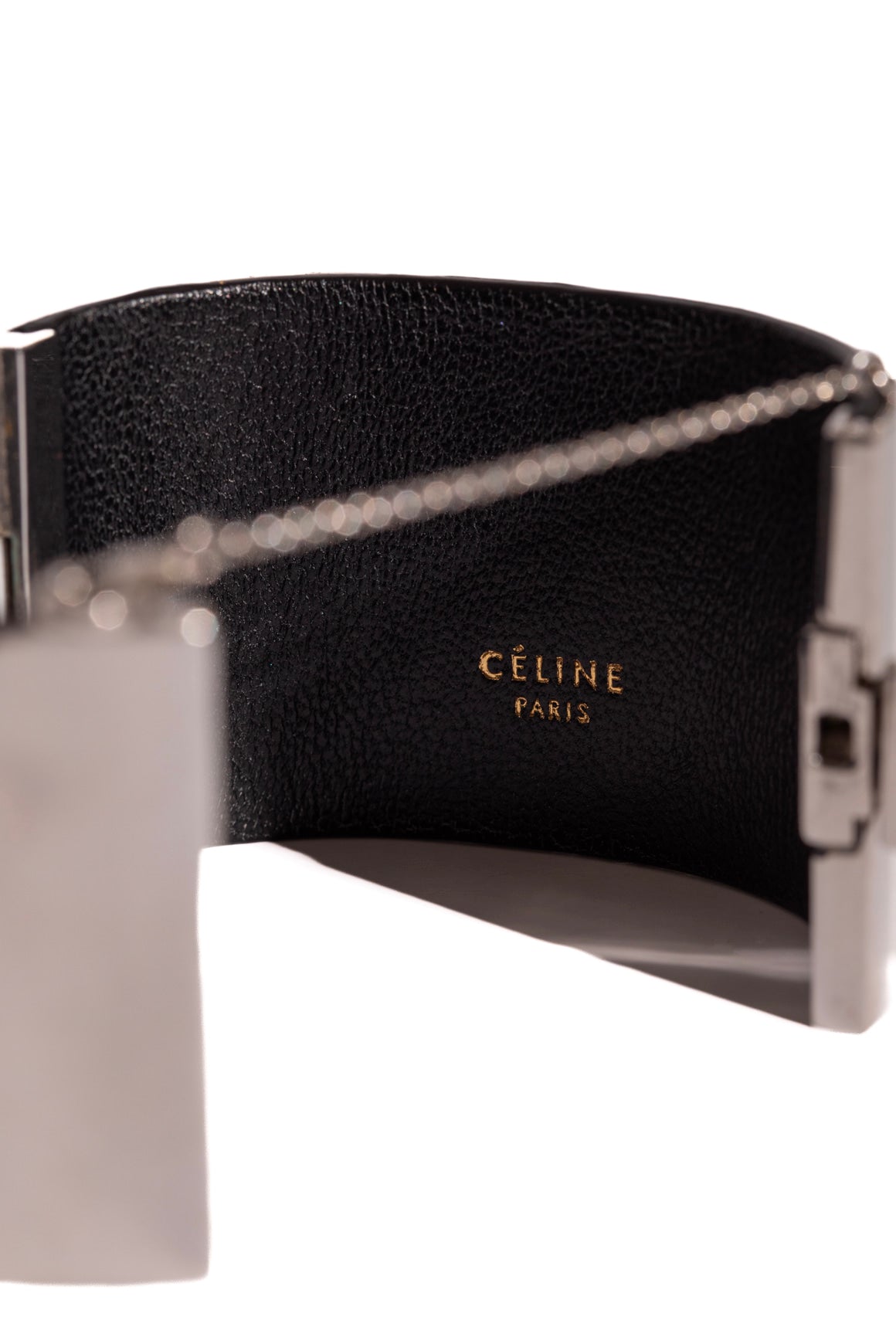CELINE Silver Wide Cuff