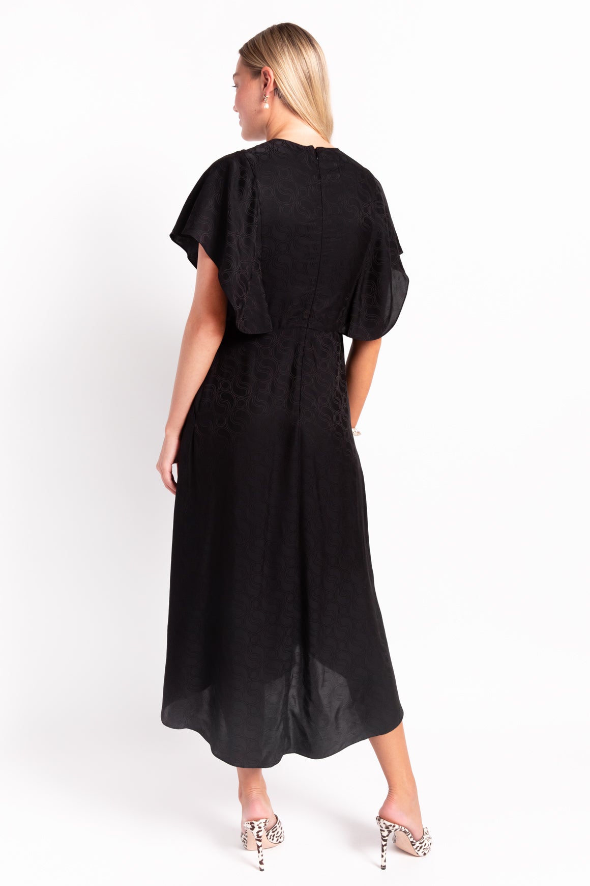 STELLA MCCARTNEY Black Satin Dress