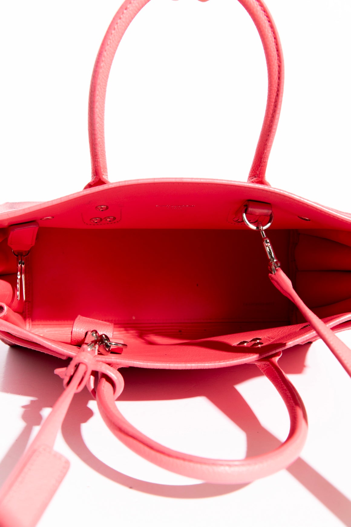 SAINT LAURENT Pink Nano Sac De Jour