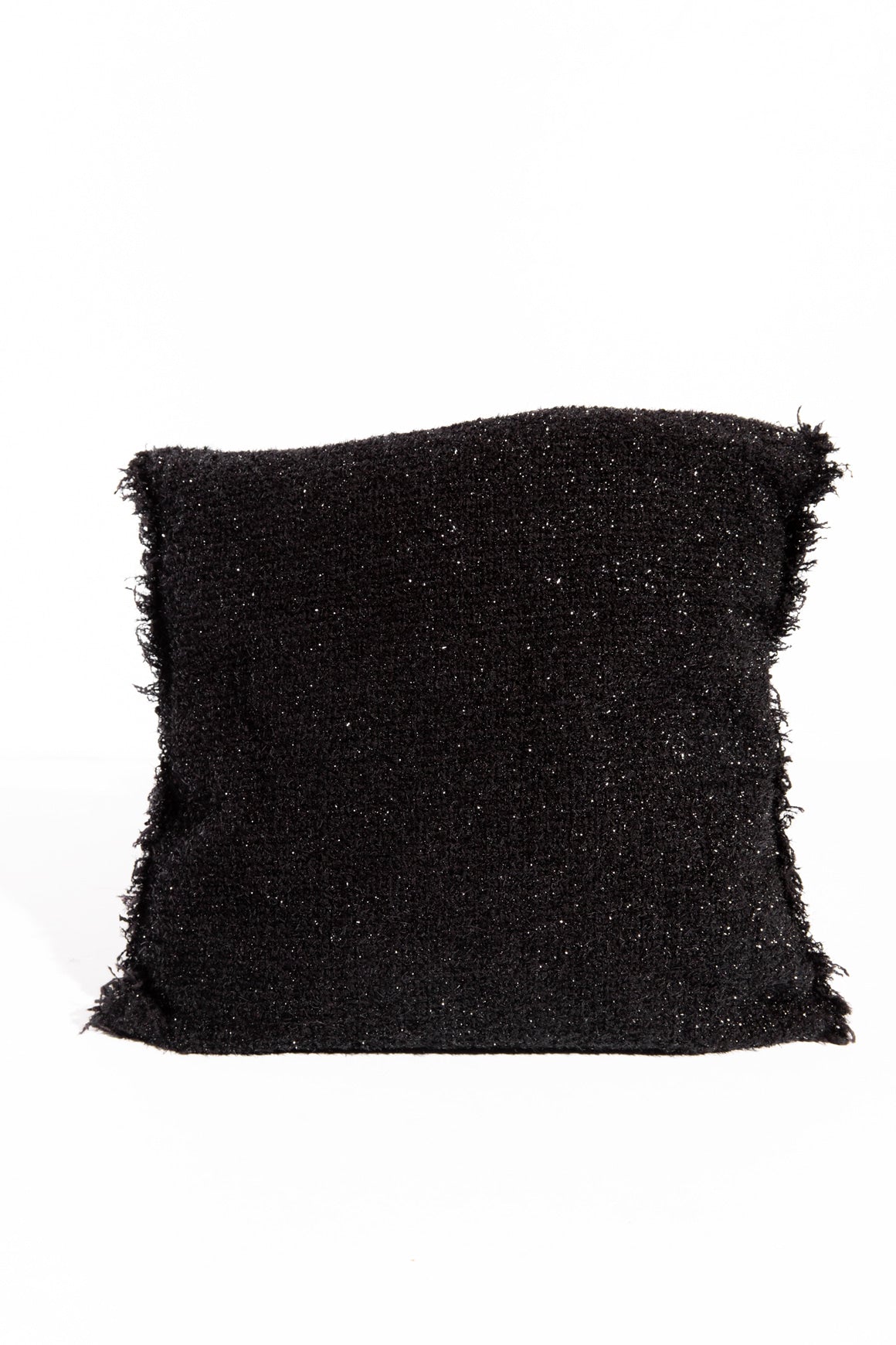 CHANEL Black Boucle Rocket Ship Tote