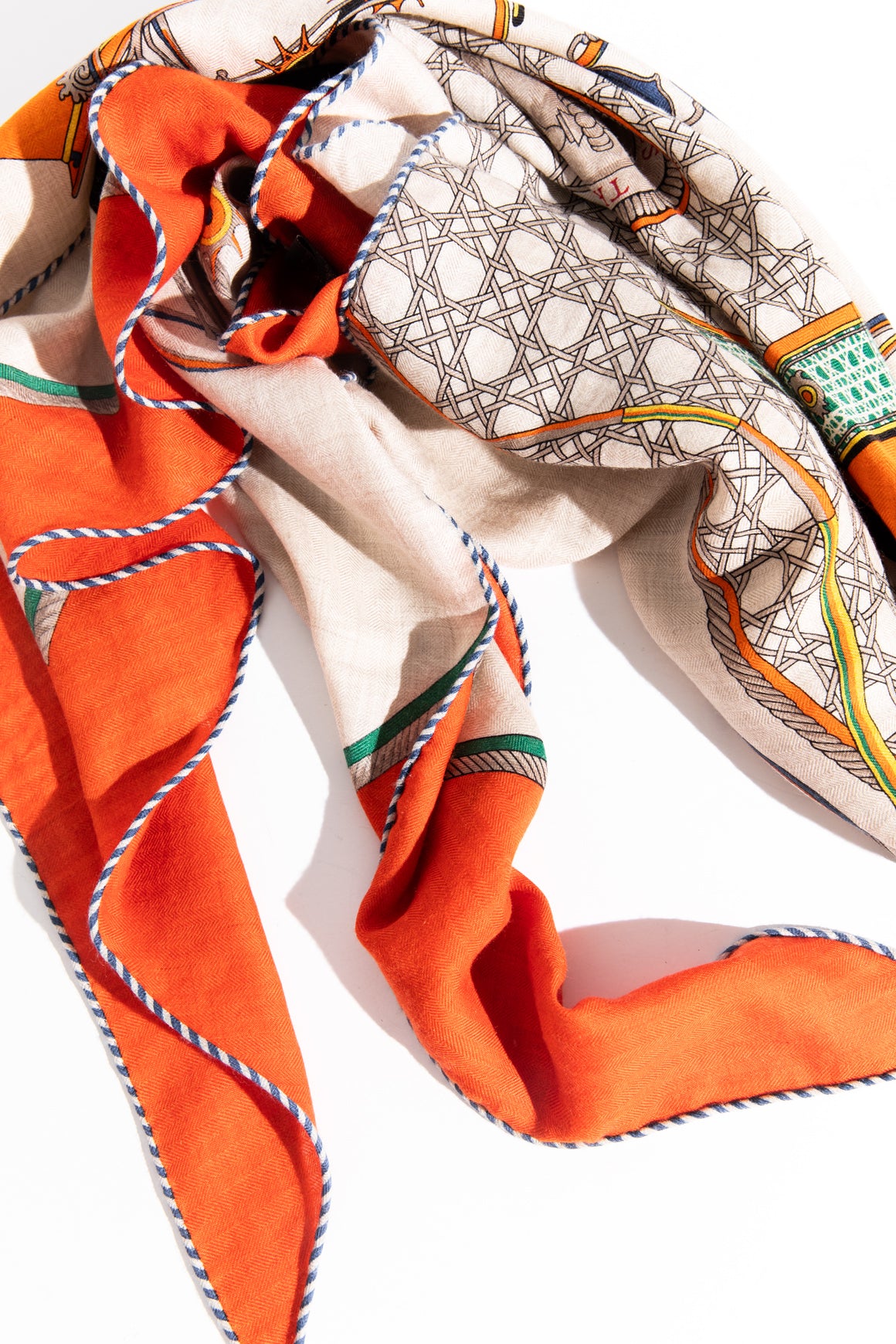 HERMES Les Voitures a Transformation Scarf