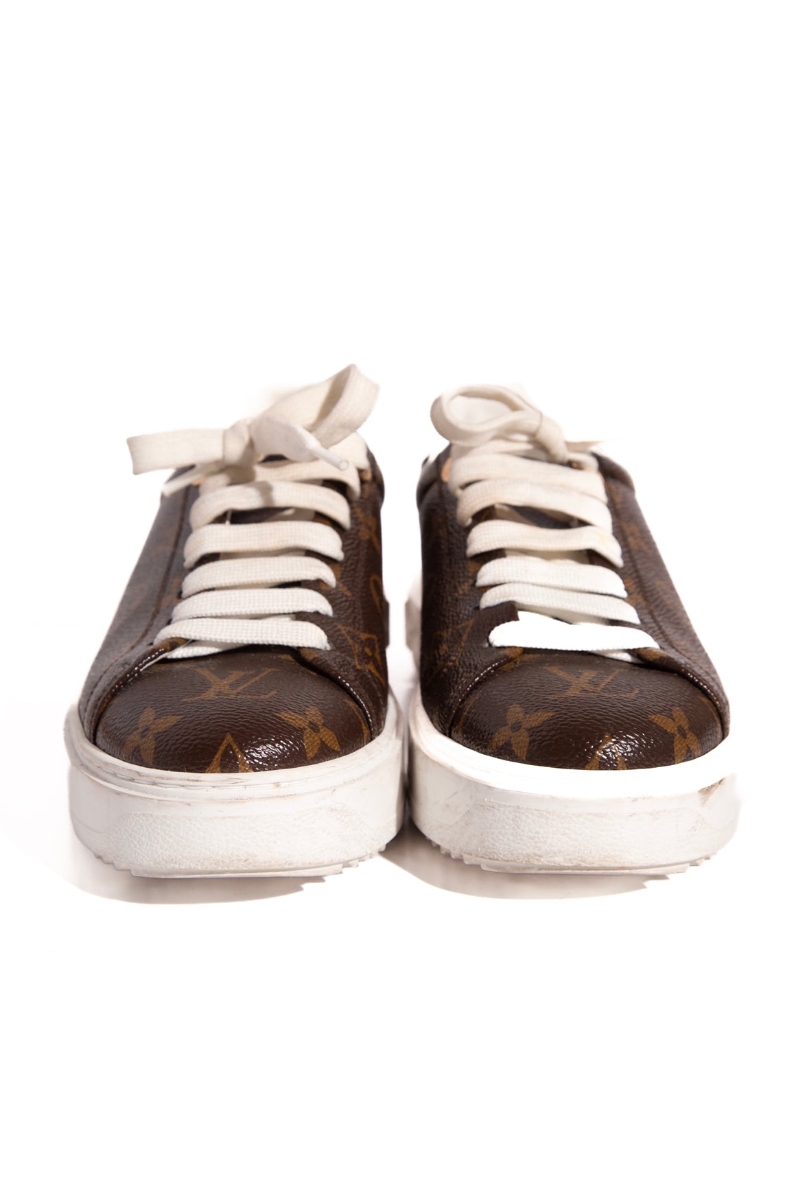 LOUIS VUITTON Monogram Platform Sneakers (Sz.37.5)