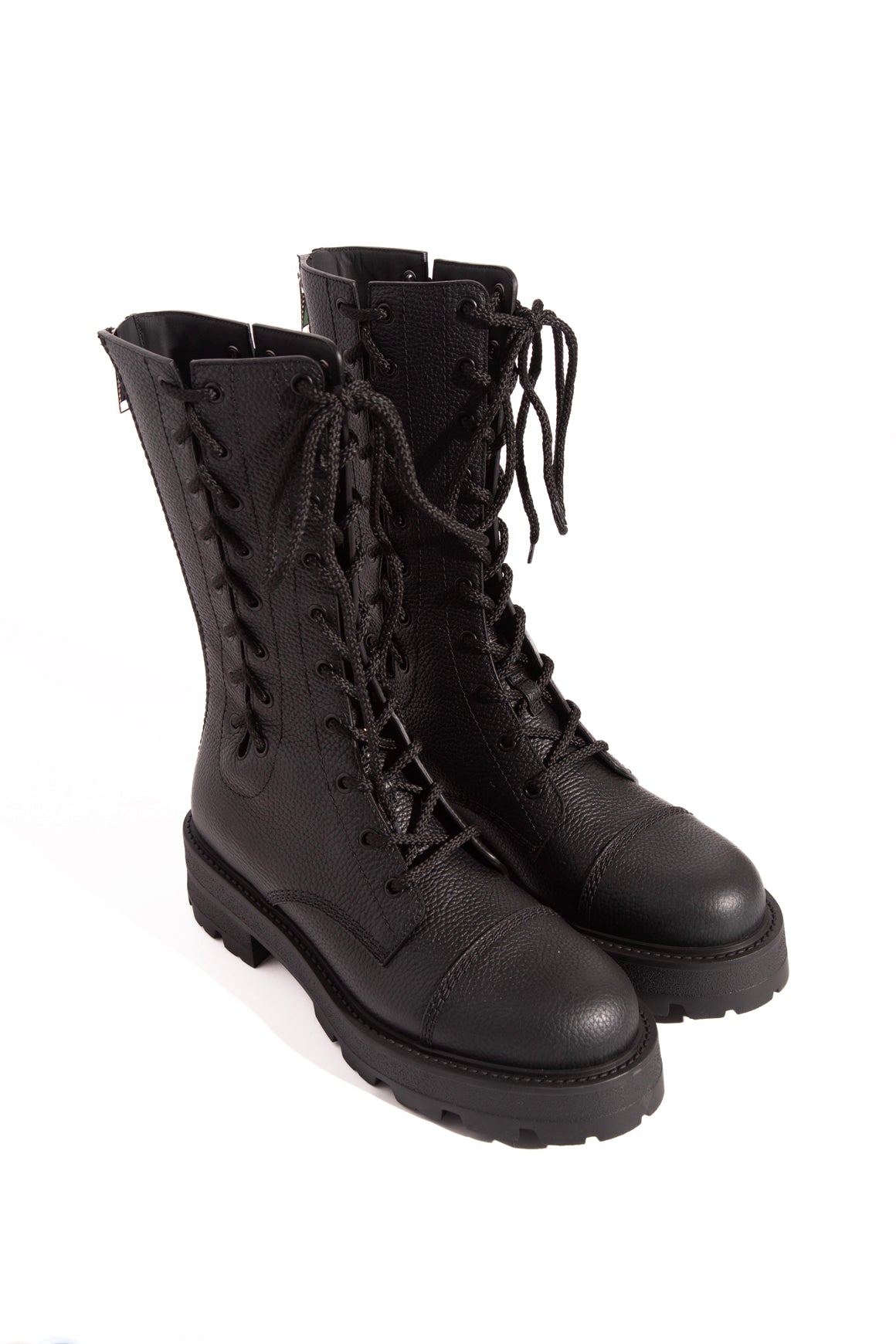 CHRISTIAN DIOR Lace Up Combat Boots (Sz.40)