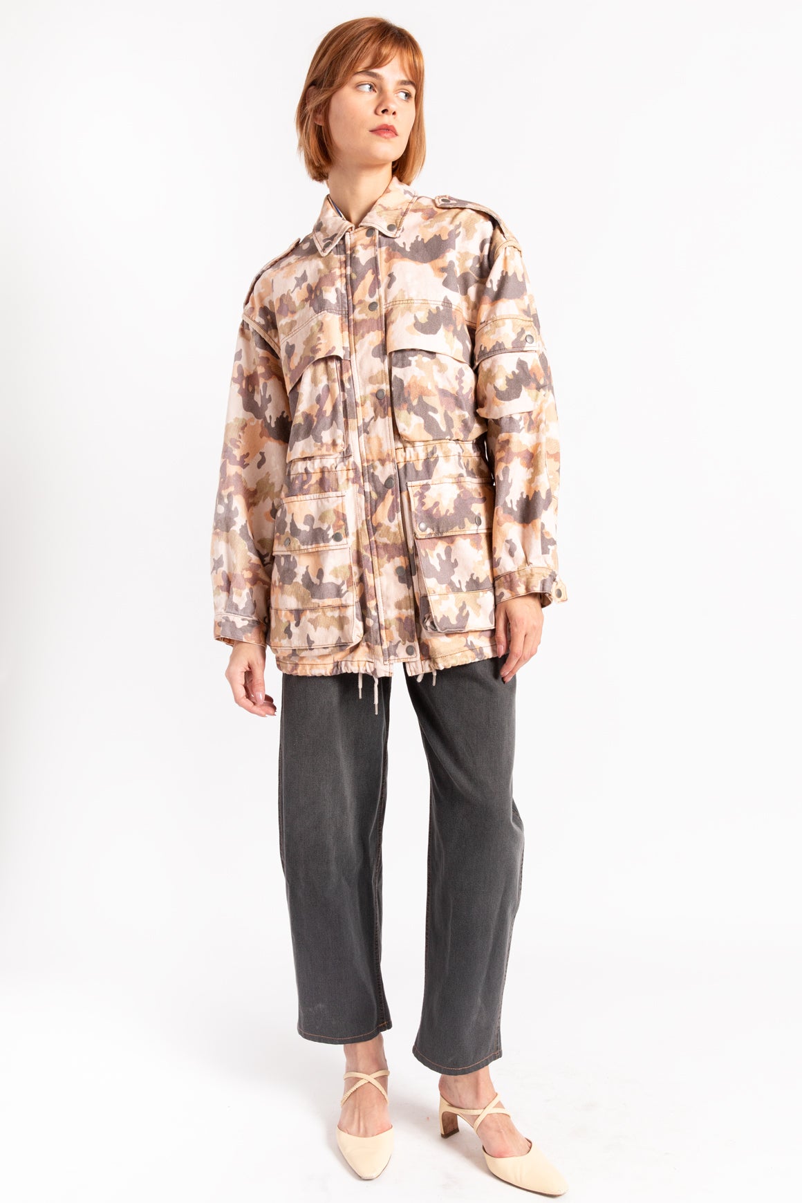 ISABEL MARANT Pink Camo Cargo Jacket