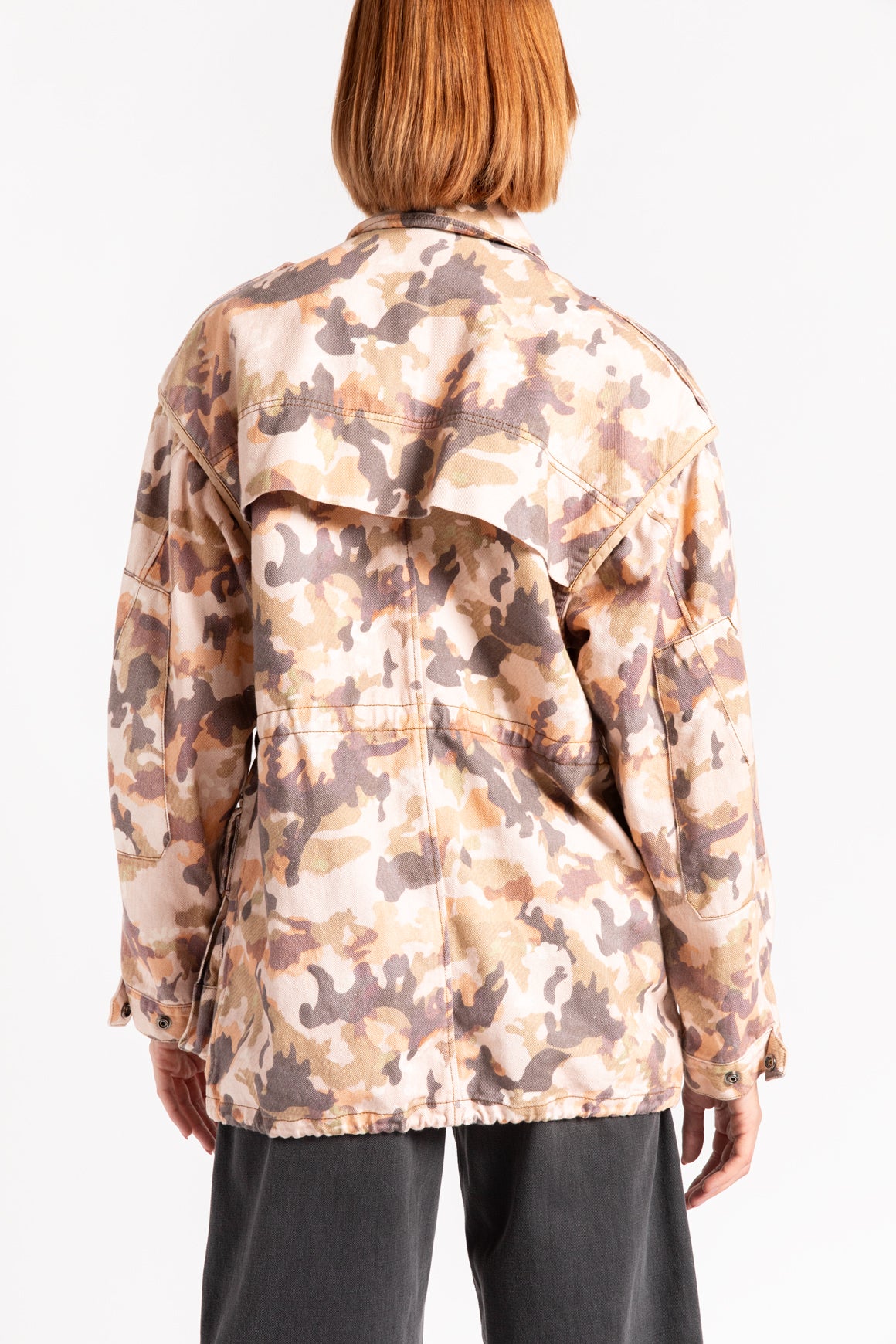 ISABEL MARANT Pink Camo Cargo Jacket