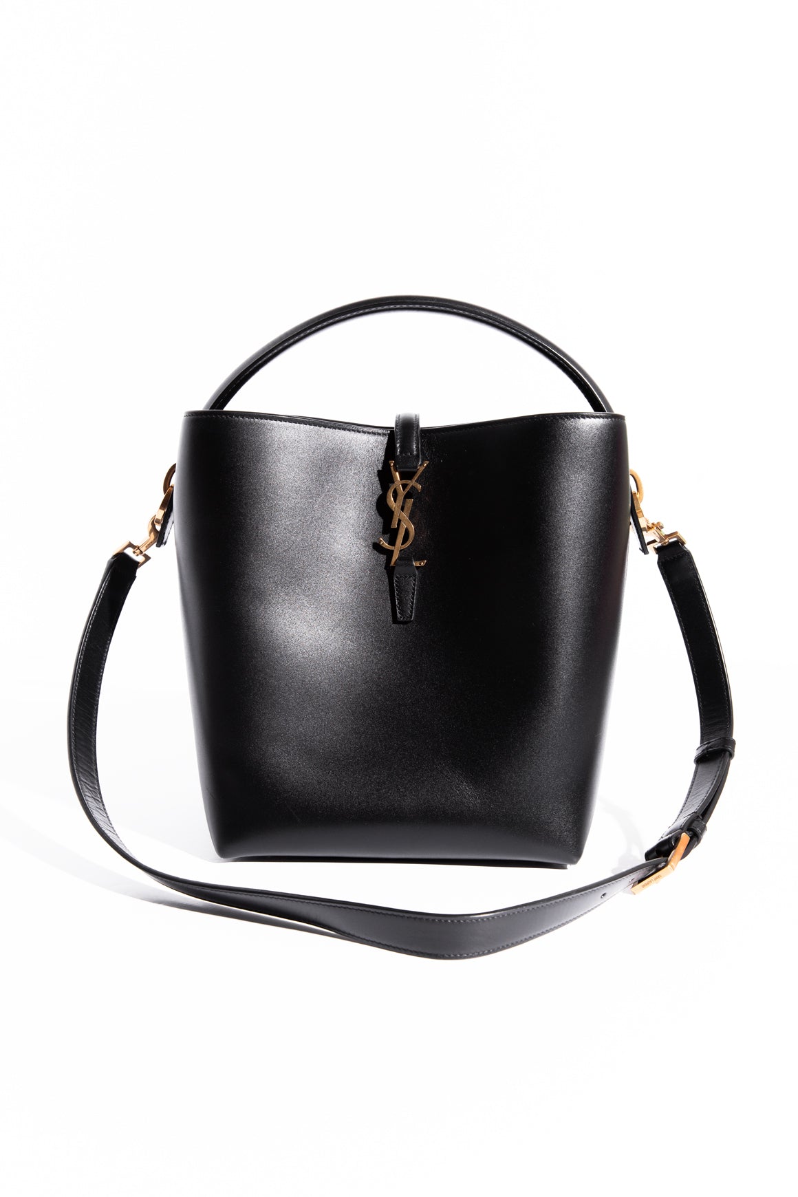 SAINT LAURENT Le 37 Leather Handbag