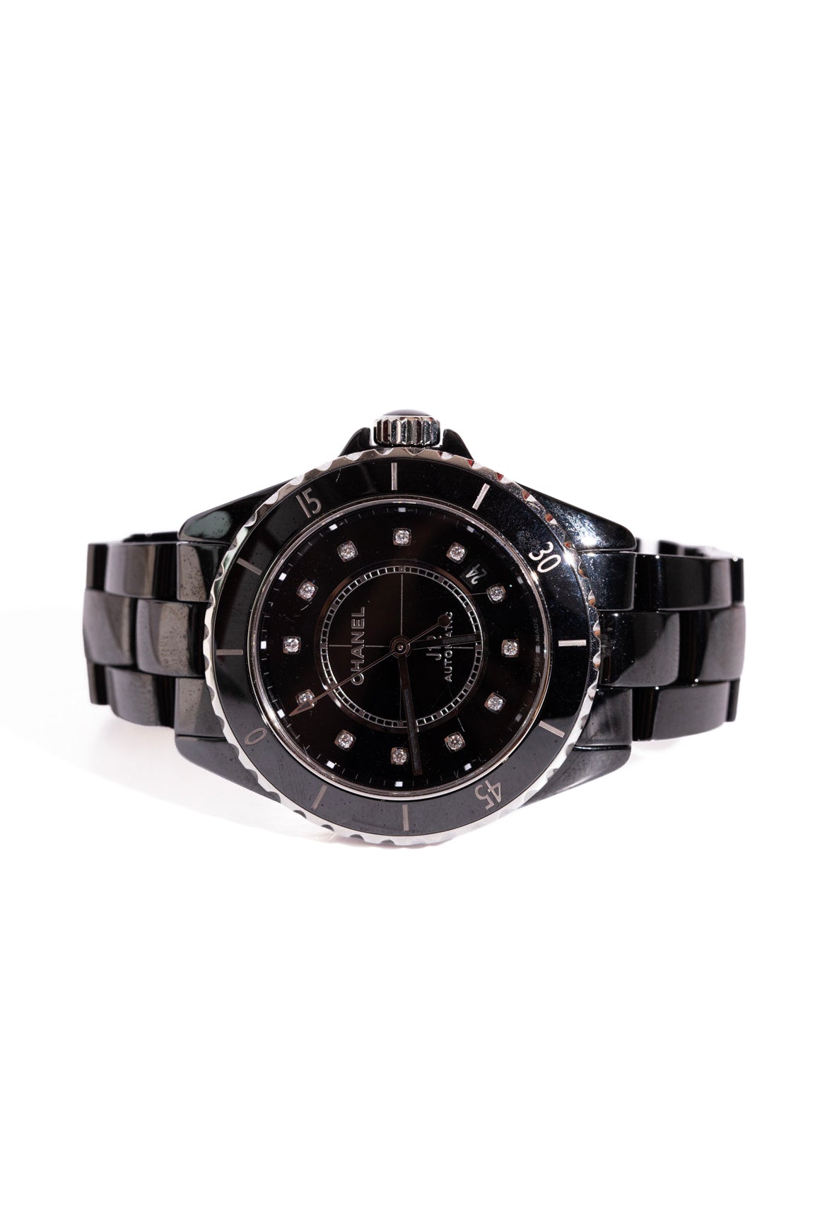 CHANEL J-12 Automatic Diamond Indicator Watch