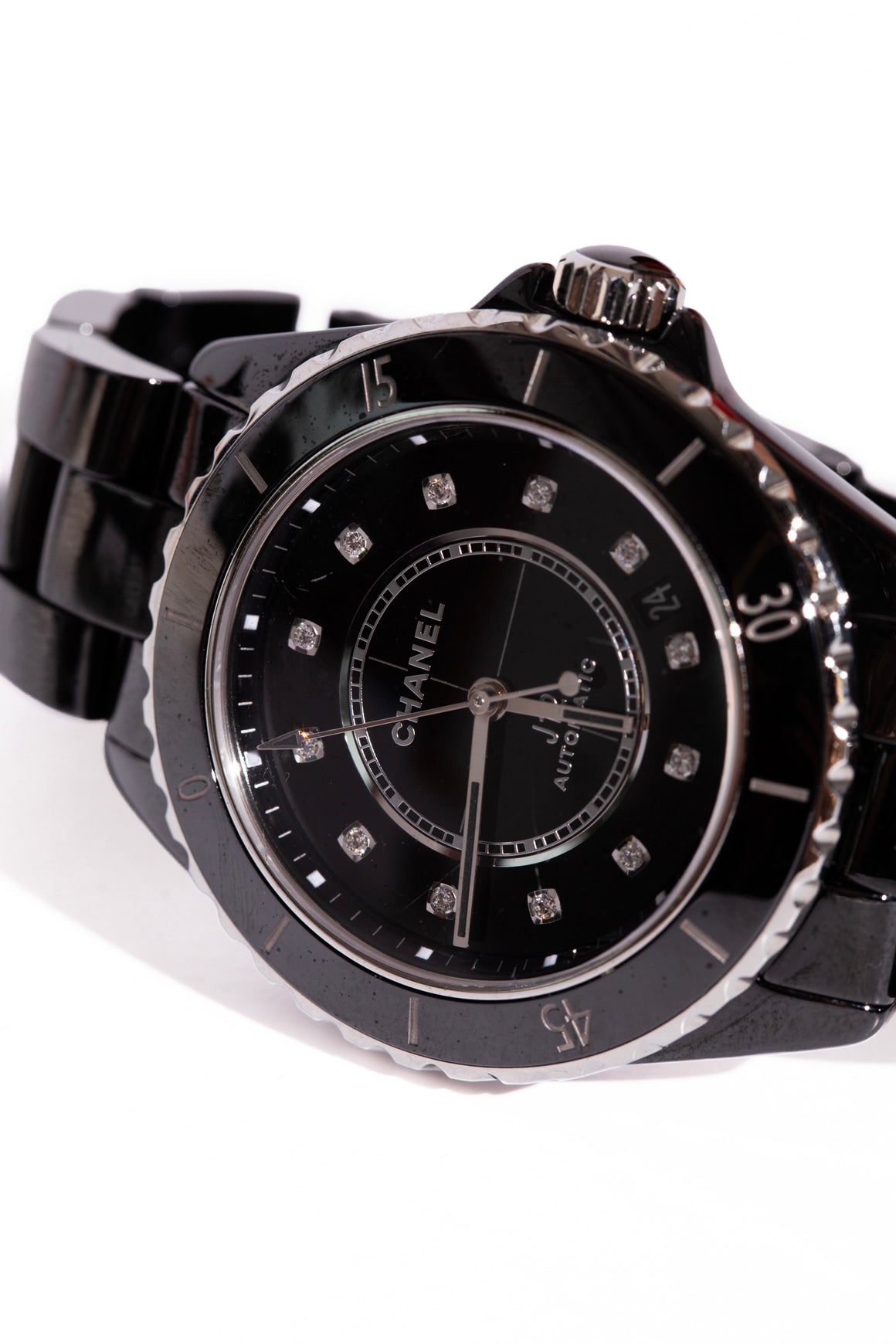 CHANEL J-12 Automatic Diamond Indicator Watch