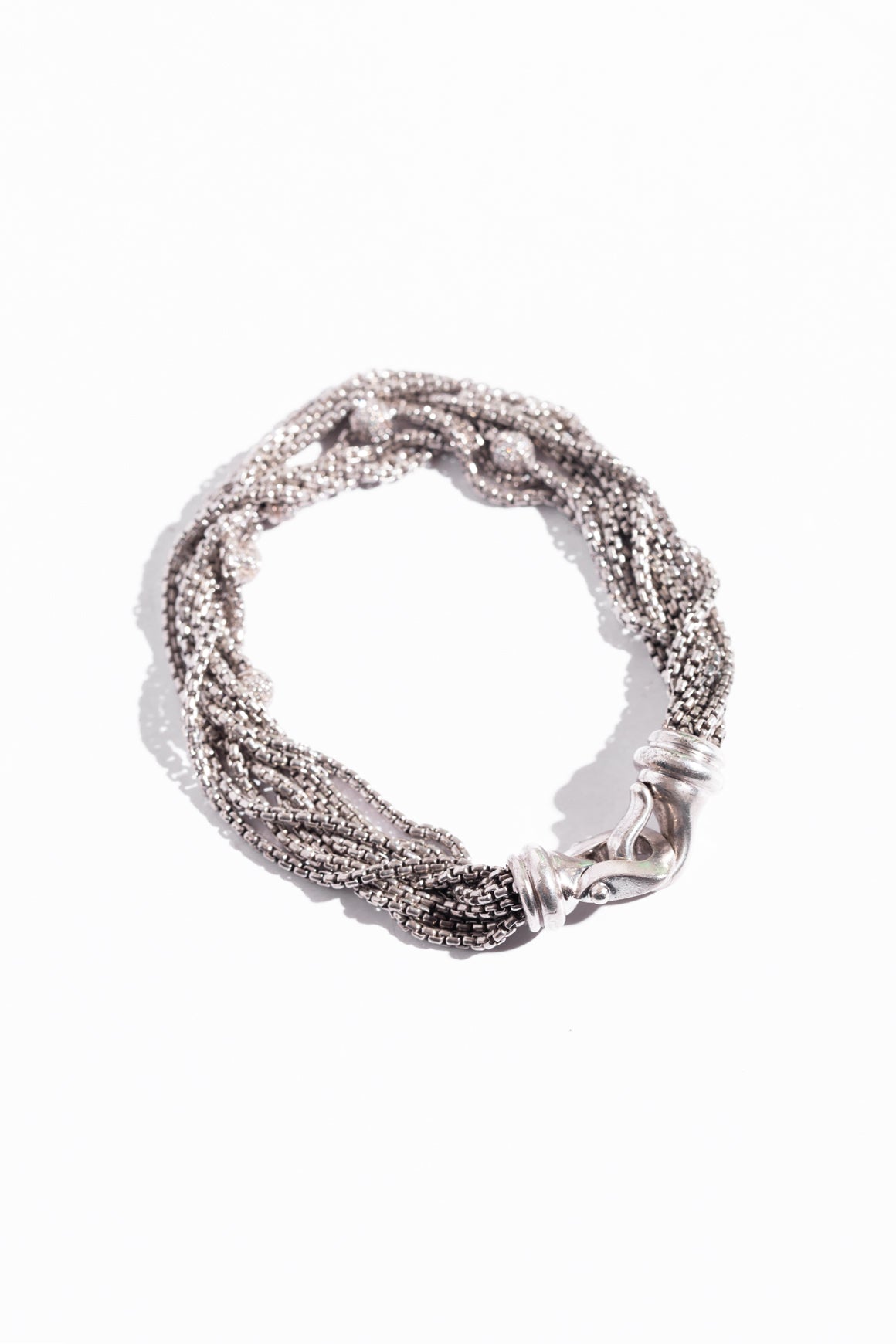 DAVID YURMAN Layer Pave Chain Bracelet