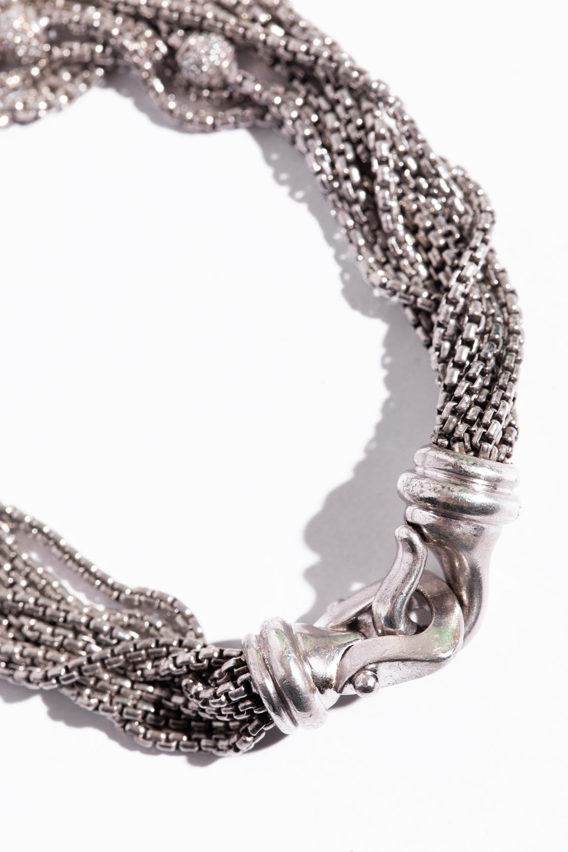 DAVID YURMAN Layer Pave Chain Bracelet