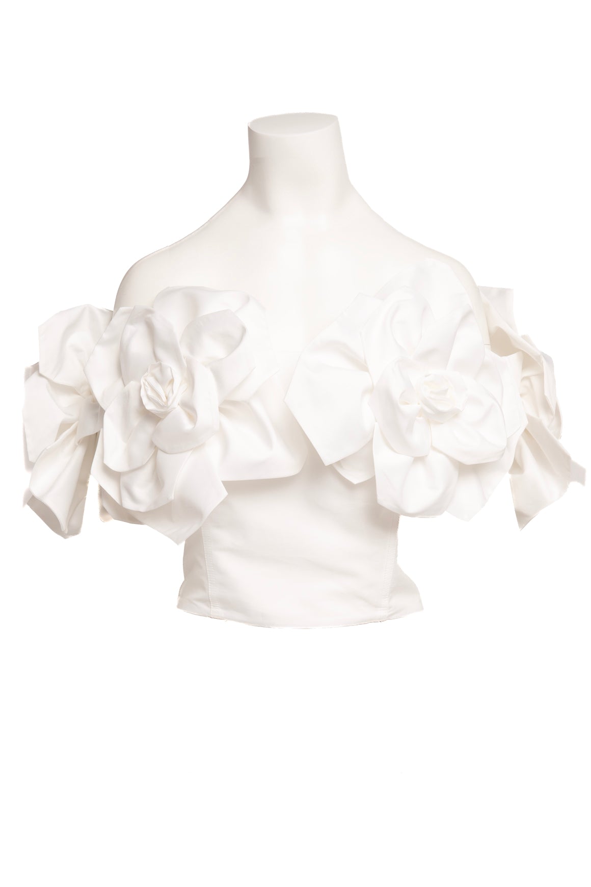 AJE. White Floral Applique "Etta" Top (Sz. L)