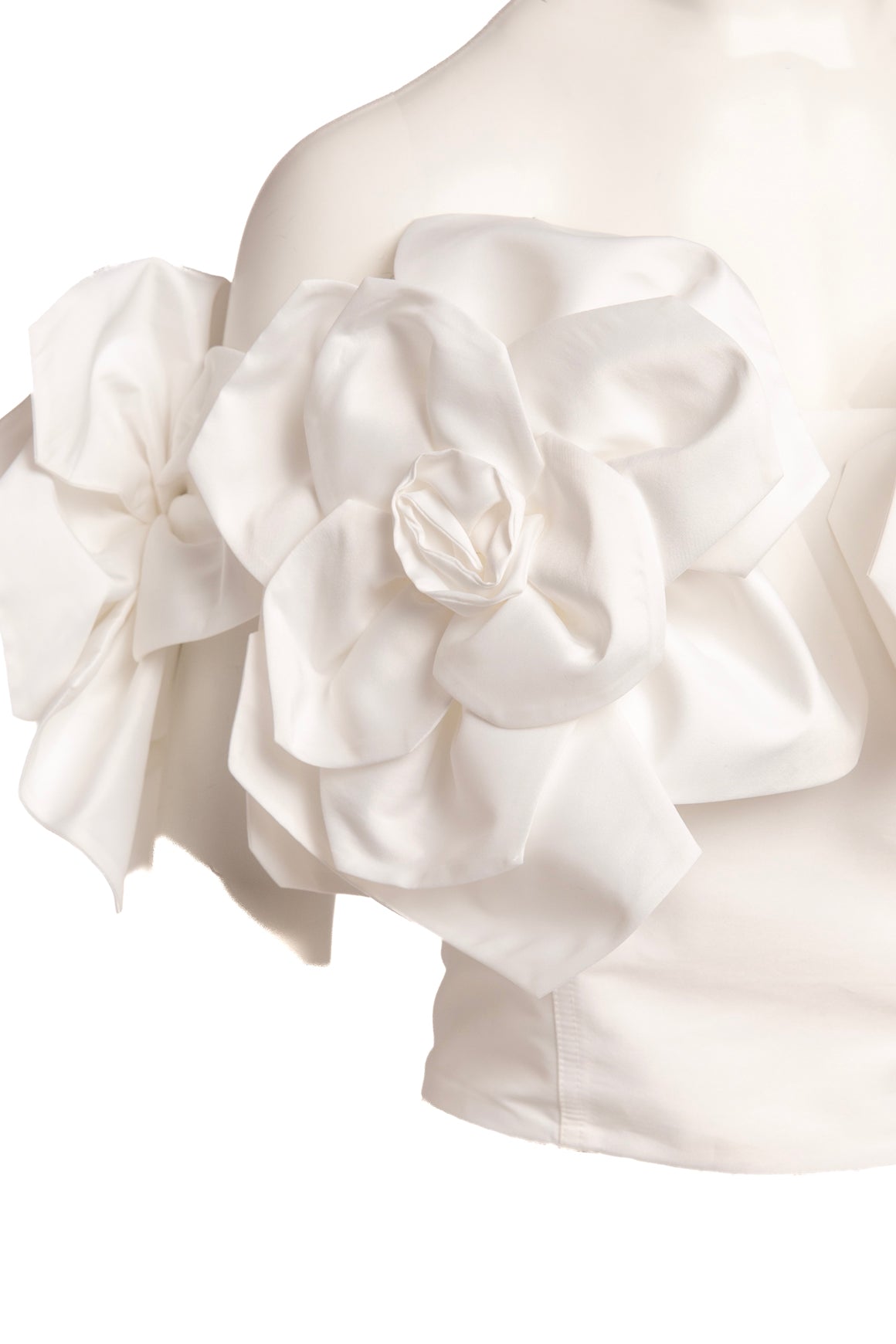 AJE. White Floral Applique "Etta" Top (Sz. L)