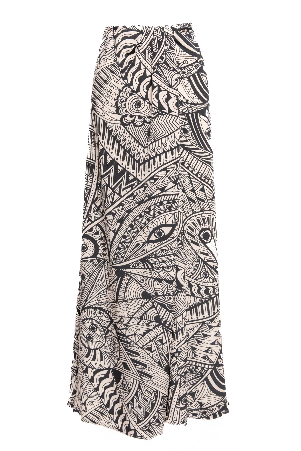 HEIRLOME Black & White Printed "Leticia" Maxi Skirt (Sz. XS)