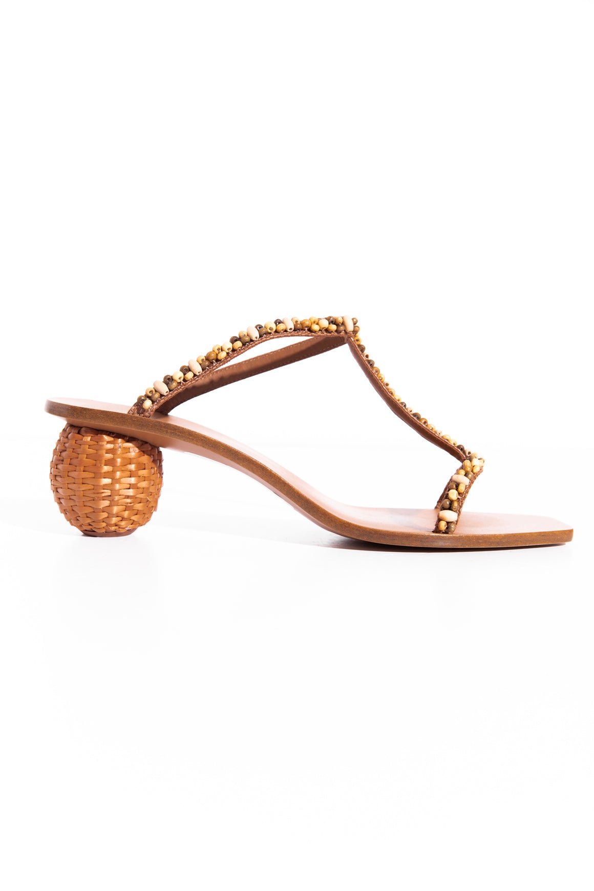 CULT GAIA Brown "Clio" Heeled Sandals (Sz. 40)