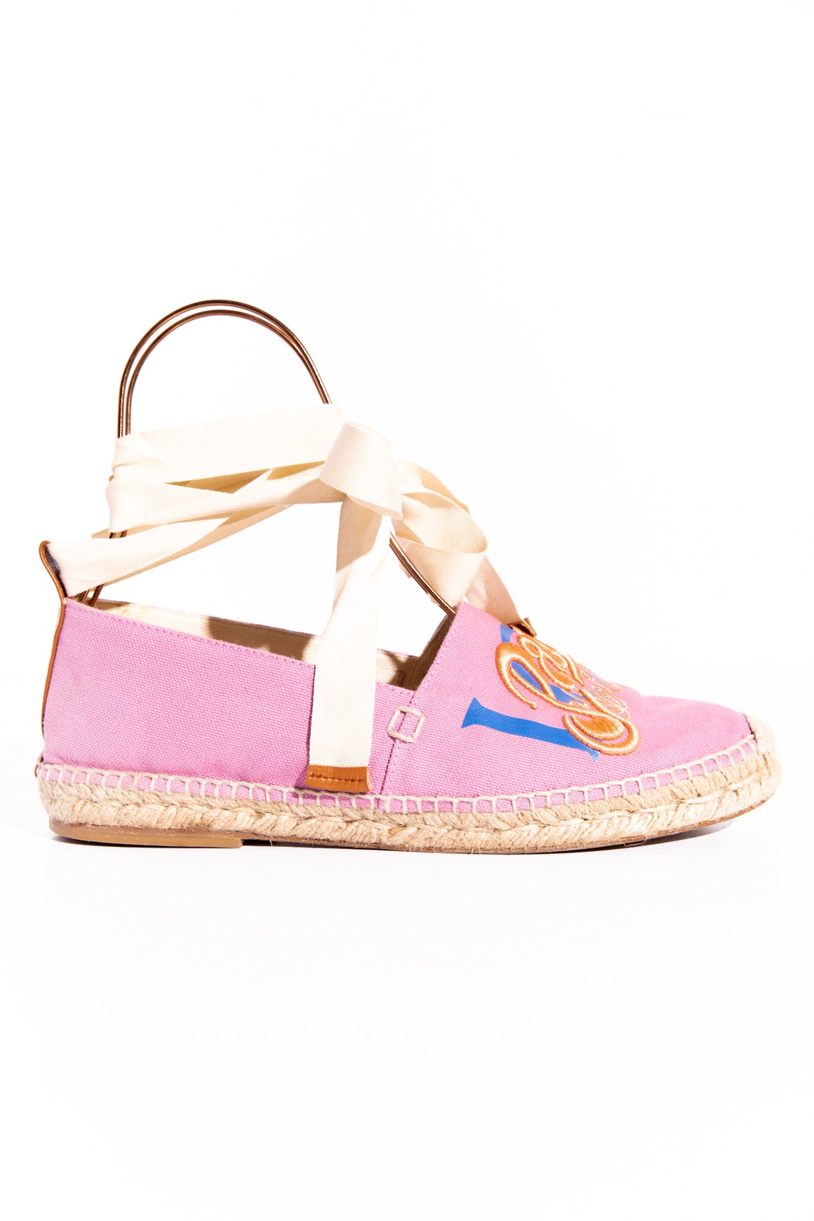 LOEWE Purple "Paula's Ibiza" Canvas Espadrilles (Sz. 40)