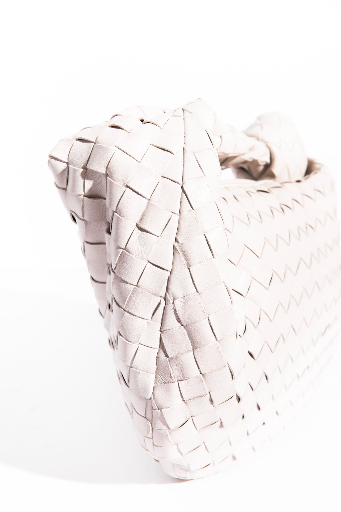 BOTTEGA VENETA White Small Jodie Bag