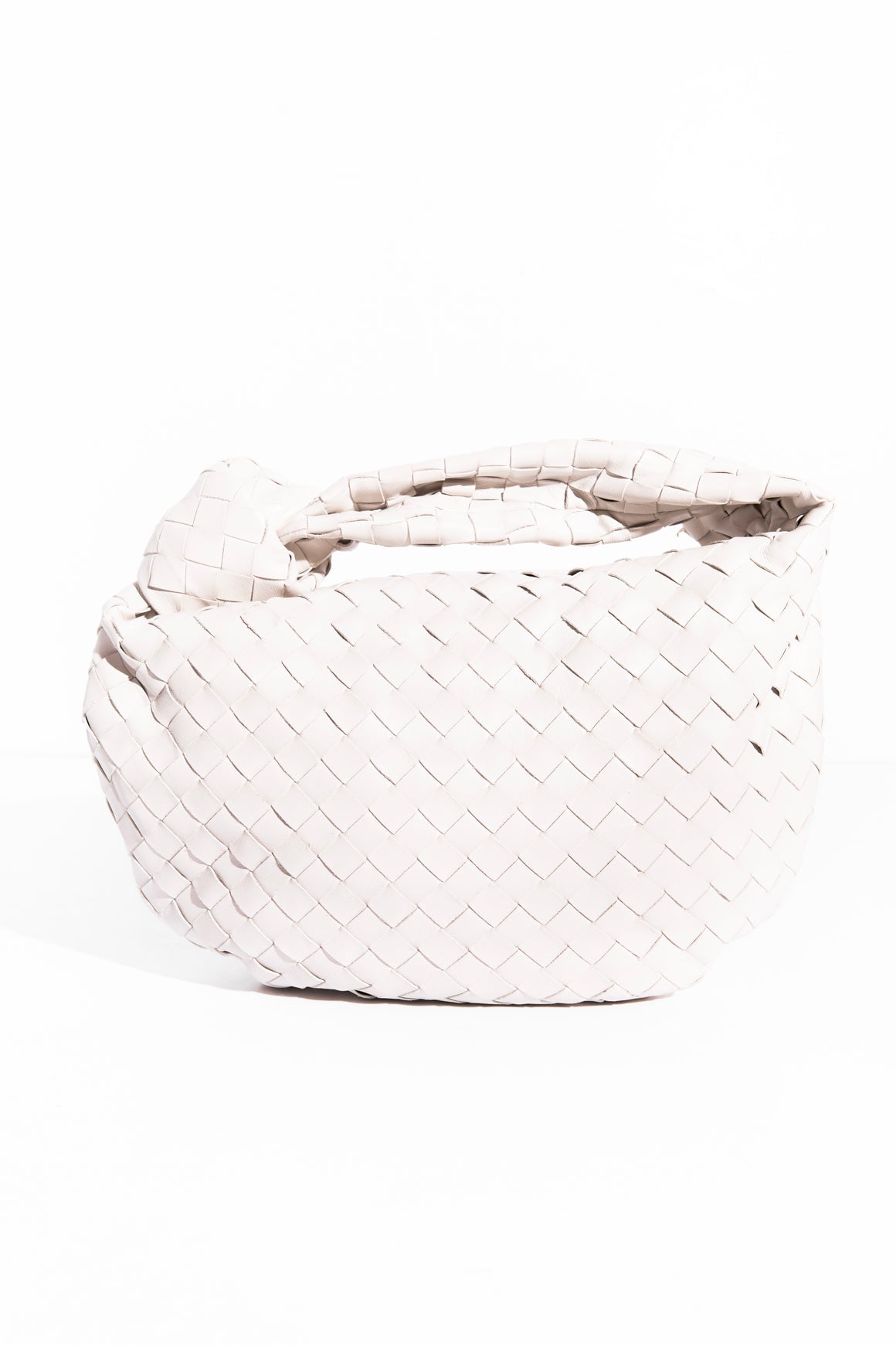 BOTTEGA VENETA White Small Jodie Bag