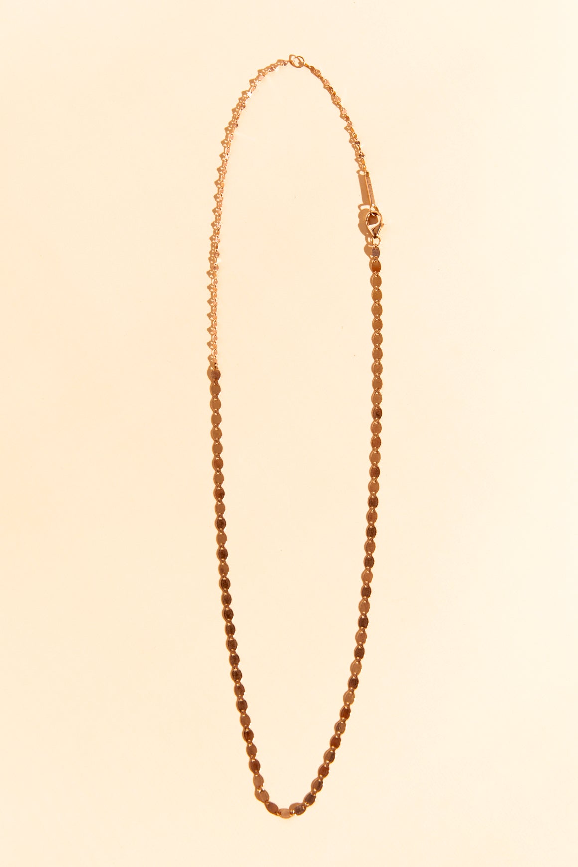 LANA 14K Rose Gold "Mega Nude" Chain Choker Necklace