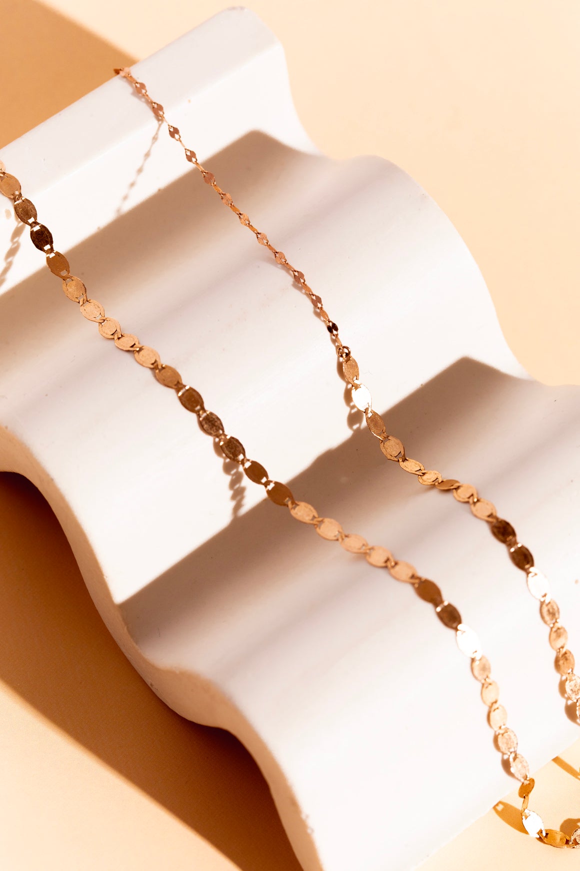 LANA 14K Rose Gold "Mega Nude" Chain Choker Necklace