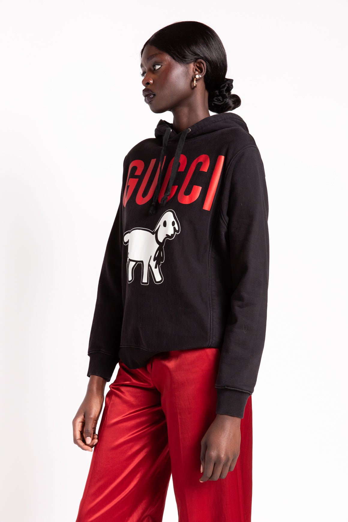 GUCCI Black Lamb Graphic Hoodie