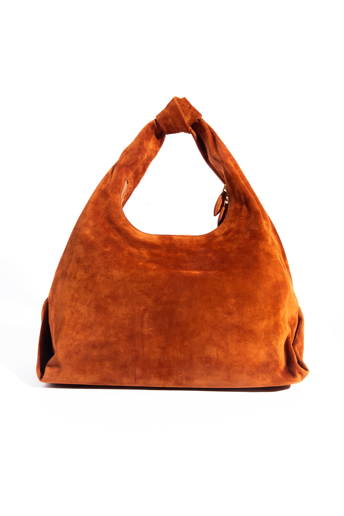 KHAITE Orange Beatrice Large Hobo Shoulder Bag