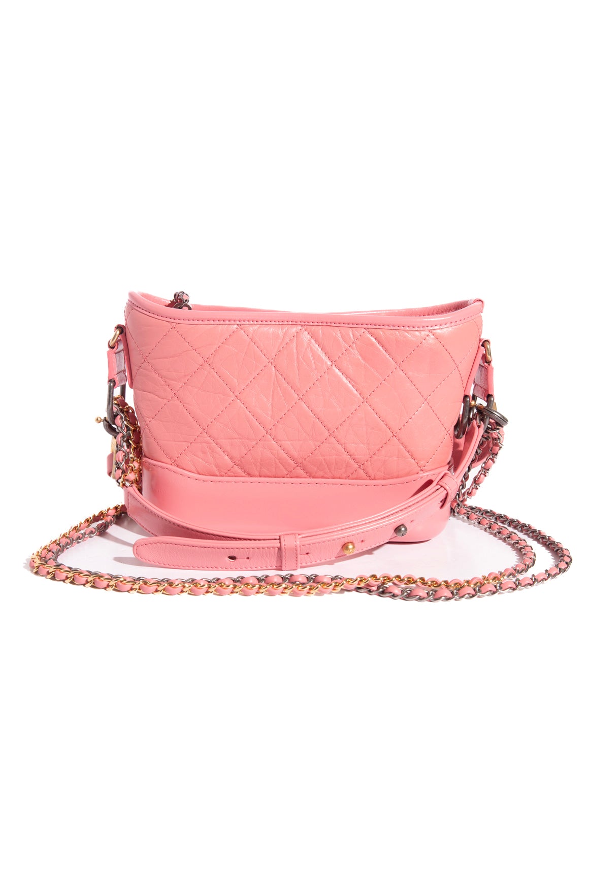 CHANEL Pink Gabrielle Two Way Bag