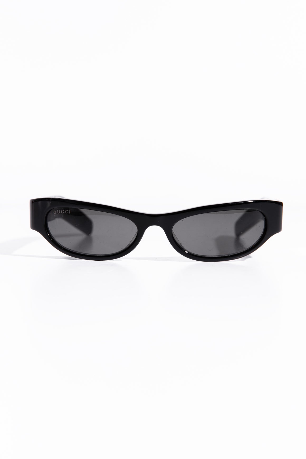 GUCCI Black Thin Cat Eye Sunglasses