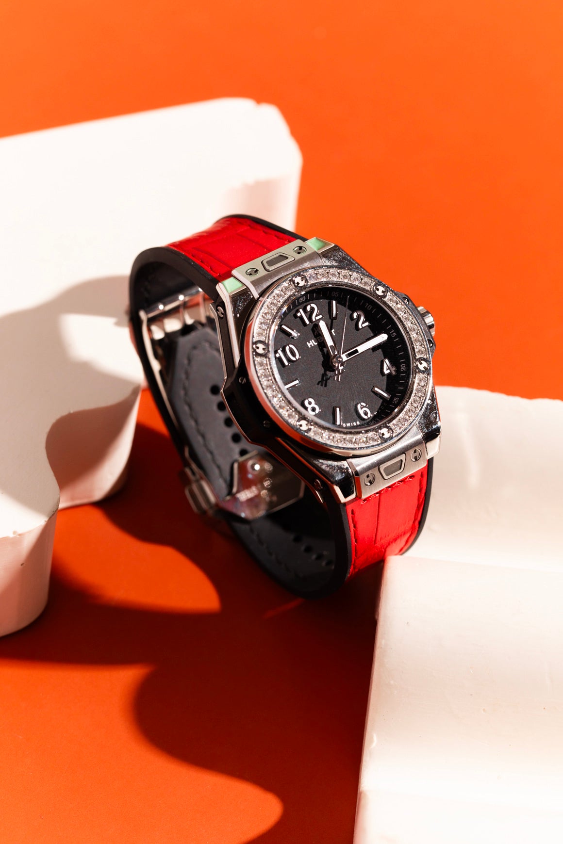 HUBLOT Big Bang One Click Steel Diamond Watch