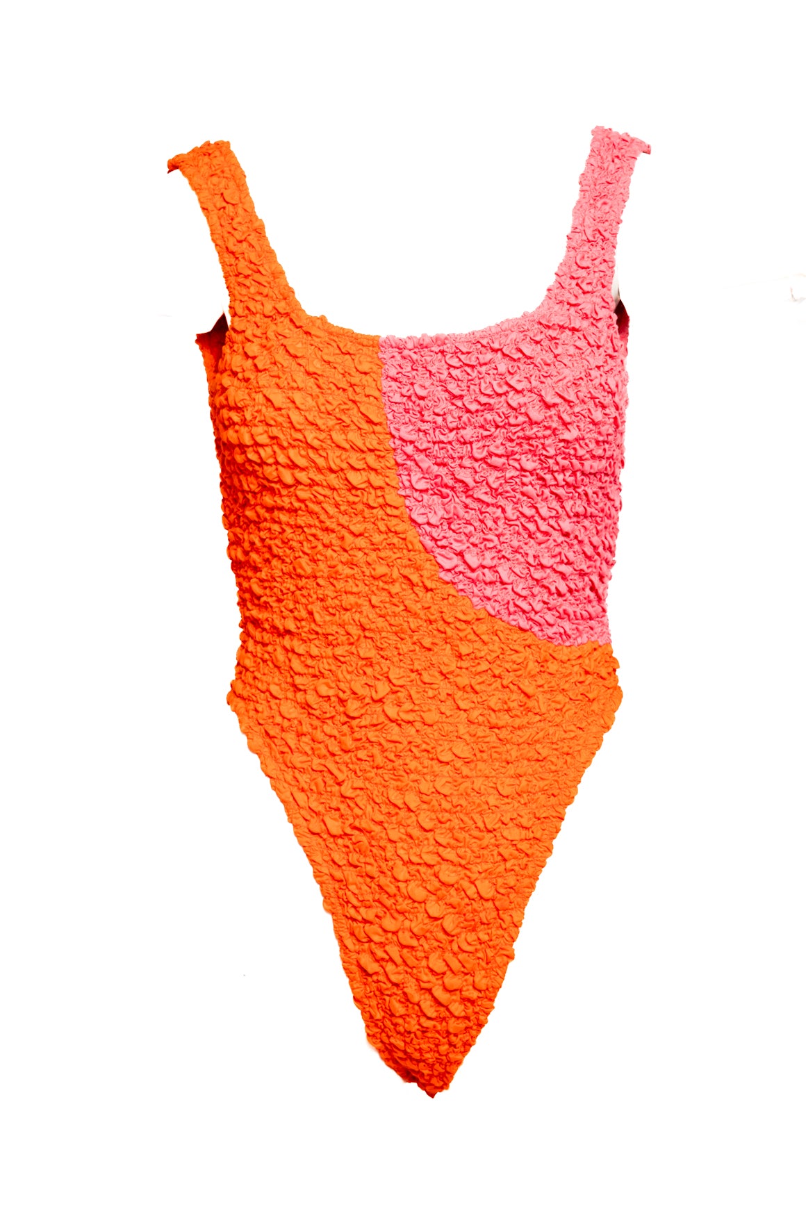 MARA HOFFMAN Pink & Orange "Isa" Bodysuit (Sz. S)