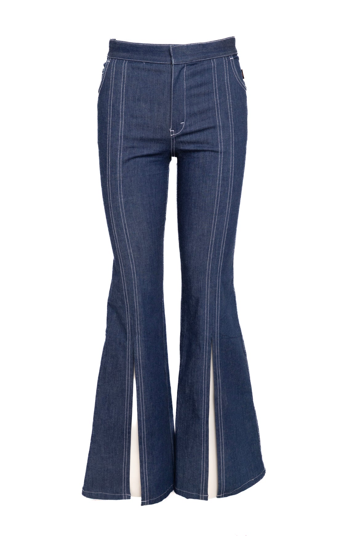 CHLOE Mid Wash Mid Rise Flare Leg Jeans (Sz. XS)