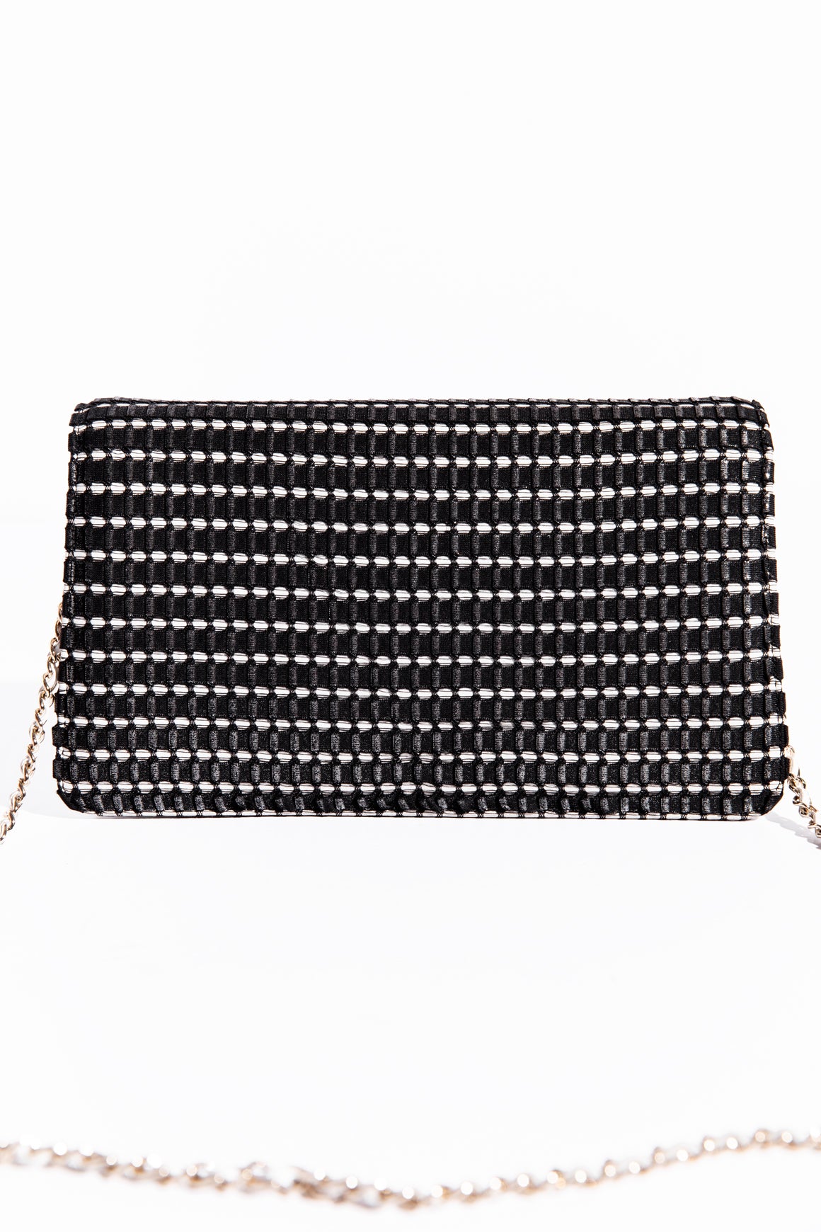 CHANEL 2015 Bicolor CC Embellished Evening Bag